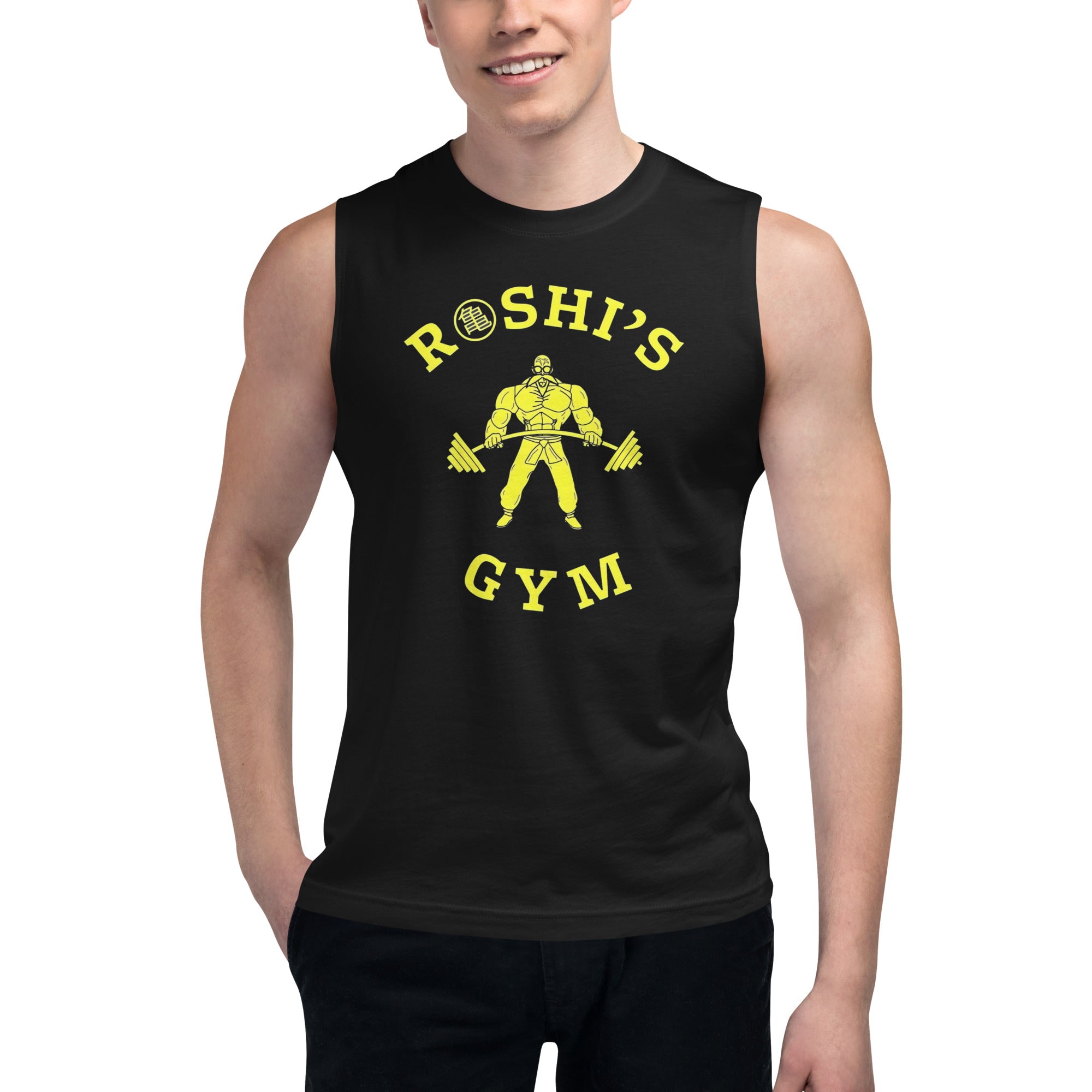 Camiseta sin Mangas Roshi's Gym, Nuestras Camisetas son unisex disponibles en la mejor tienda online, con envíos a todo el país, compra ahora en Superstar!