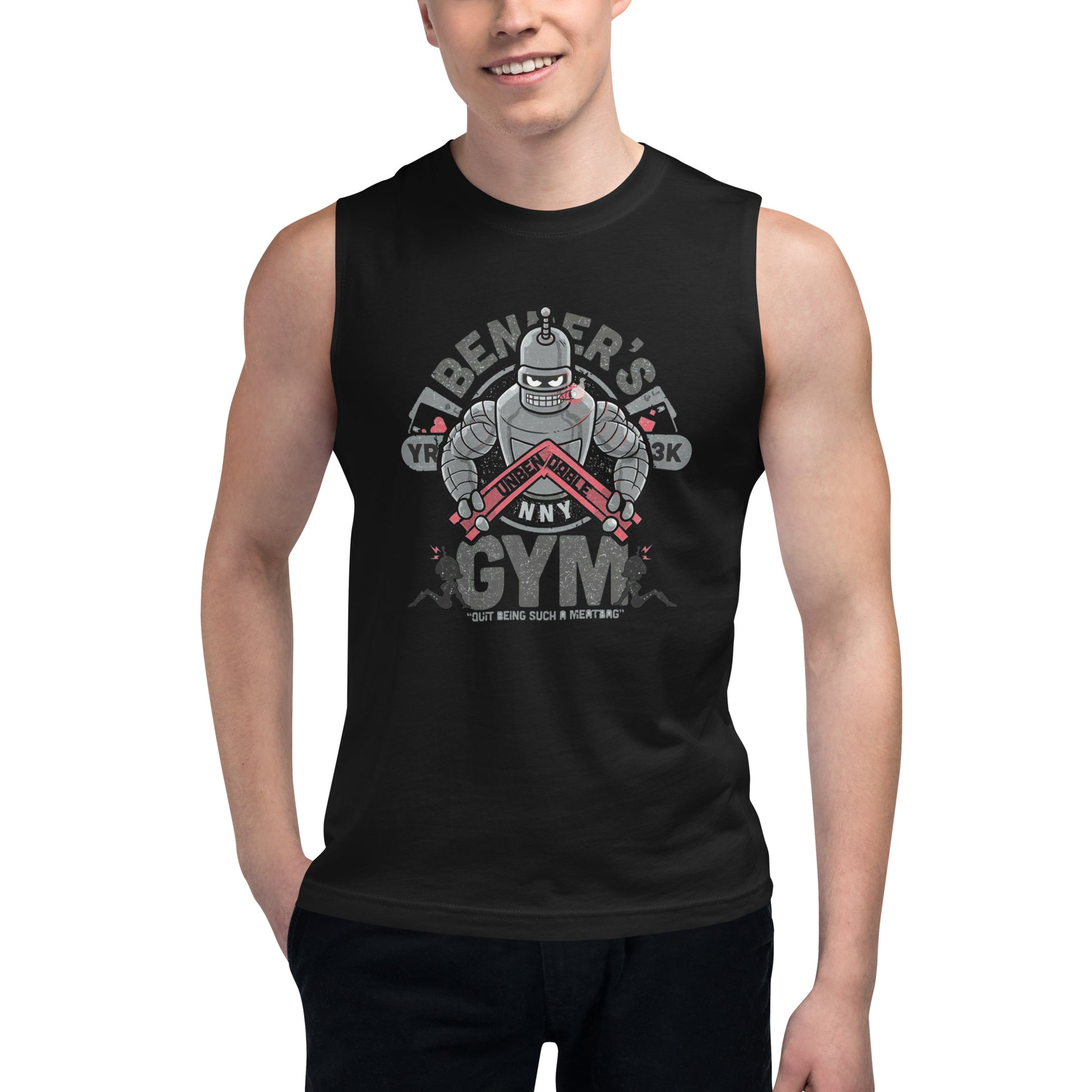 Camiseta sin Mangas Bender's Gym, Nuestras Camisetas son unisex disponibles en la mejor tienda online, compra ahora en Superstar!