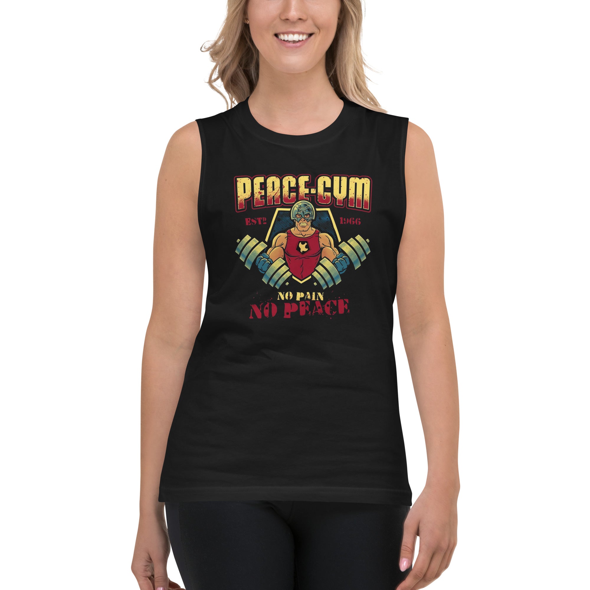Camiseta sin Mangas Peace Gym, Nuestras Camisetas son unisex disponibles en la mejor tienda online, compra ahora en Superstar!