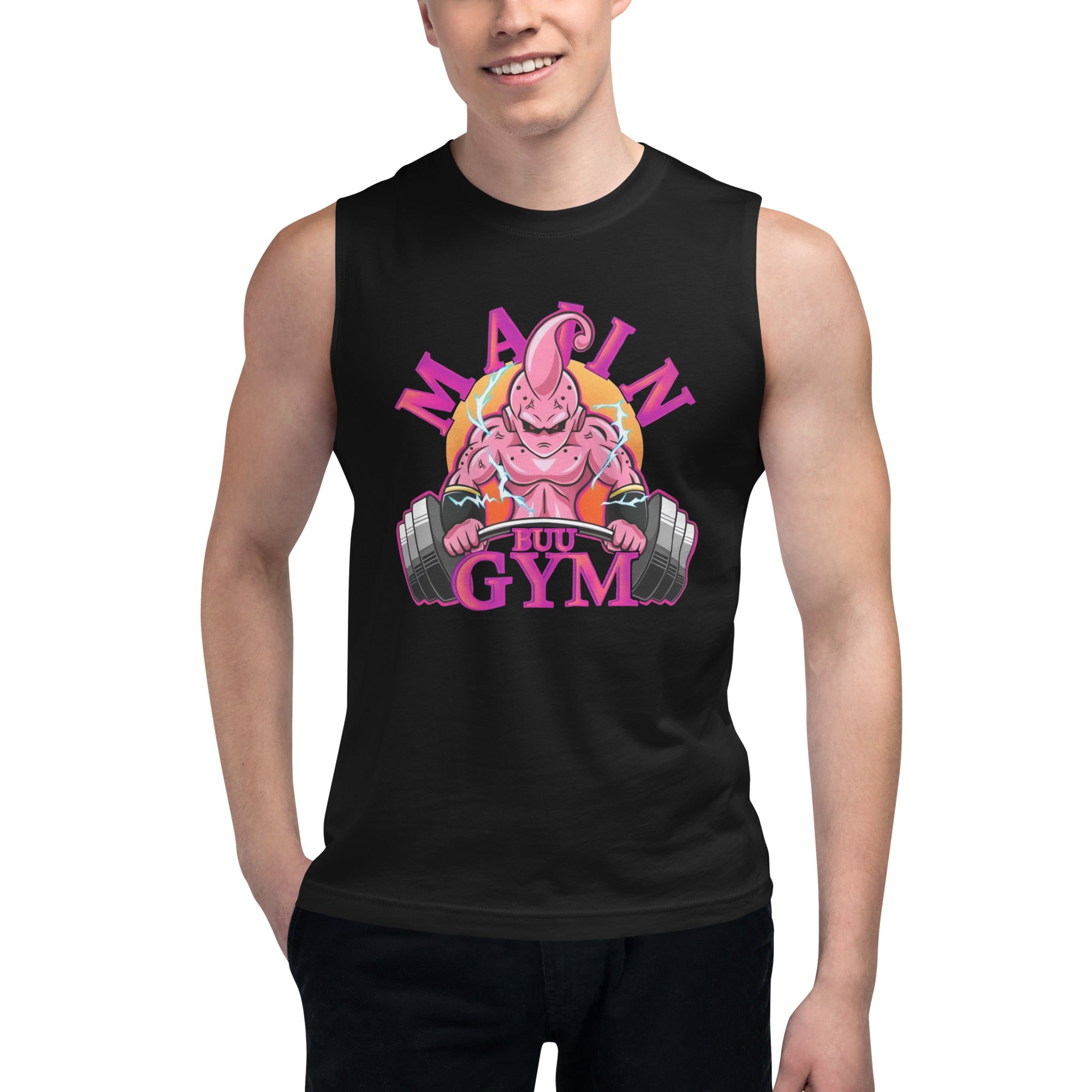 Camiseta sin Mangas Majin Gym, Nuestras Camisetas son unisex disponibles en la mejor tienda online, compra ahora en Superstar!