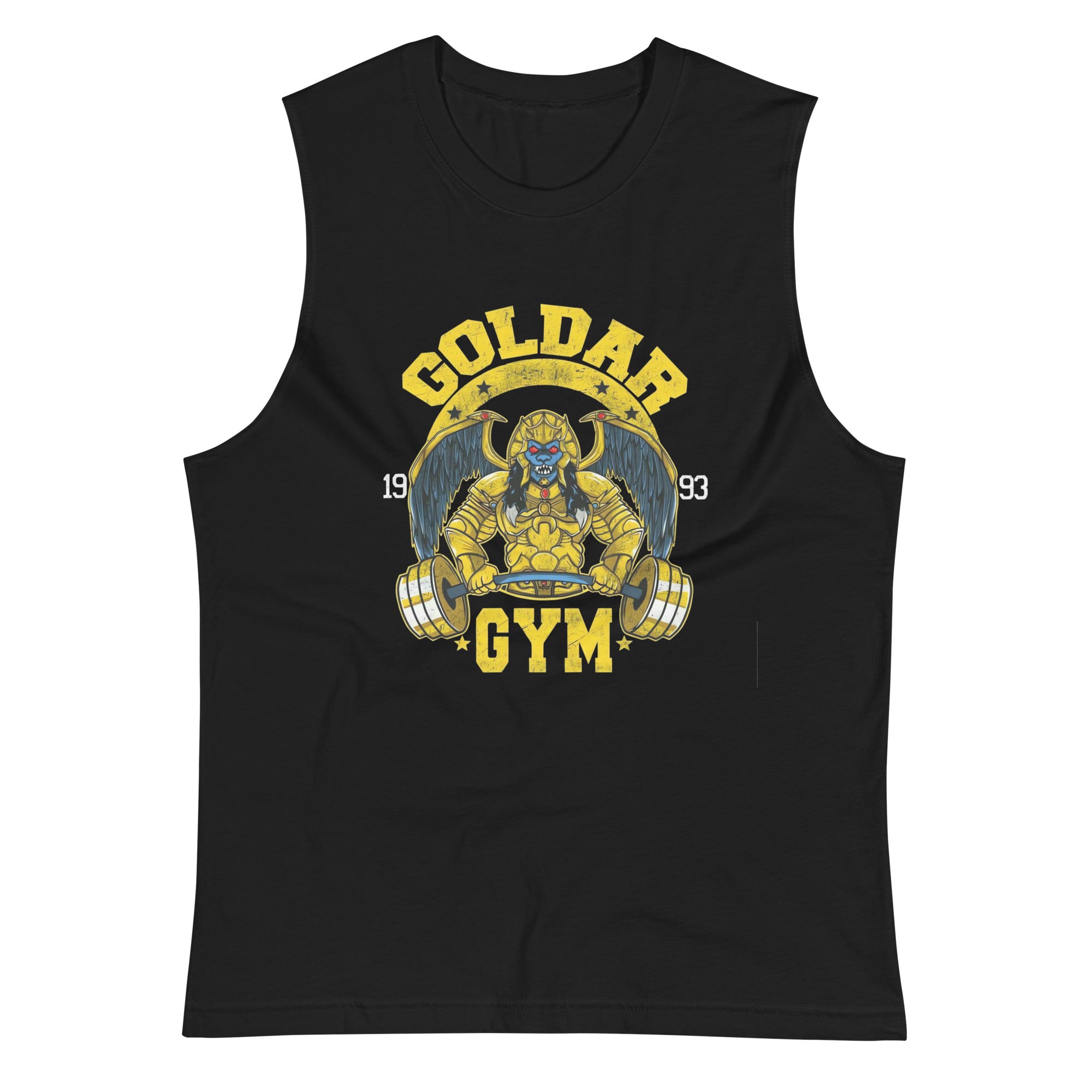 Camiseta sin Mangas Goldar Gym, Nuestras Camisetas son unisex disponibles en la mejor tienda online, compra ahora en Superstar!