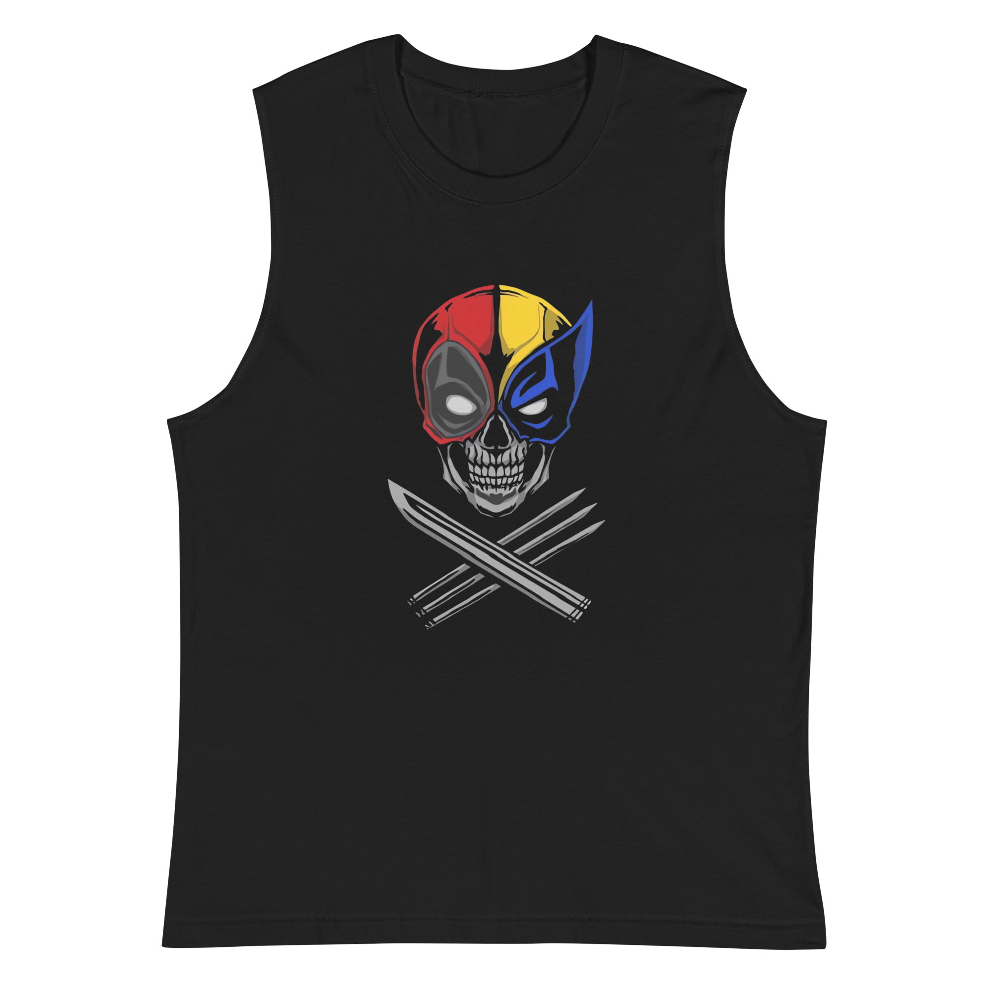 Playera sin Mangas Adamantium Skull, Disponible en la mejor tienda online para comprar tu merch favorita, la mejor Calidad, compra en Superstar! 