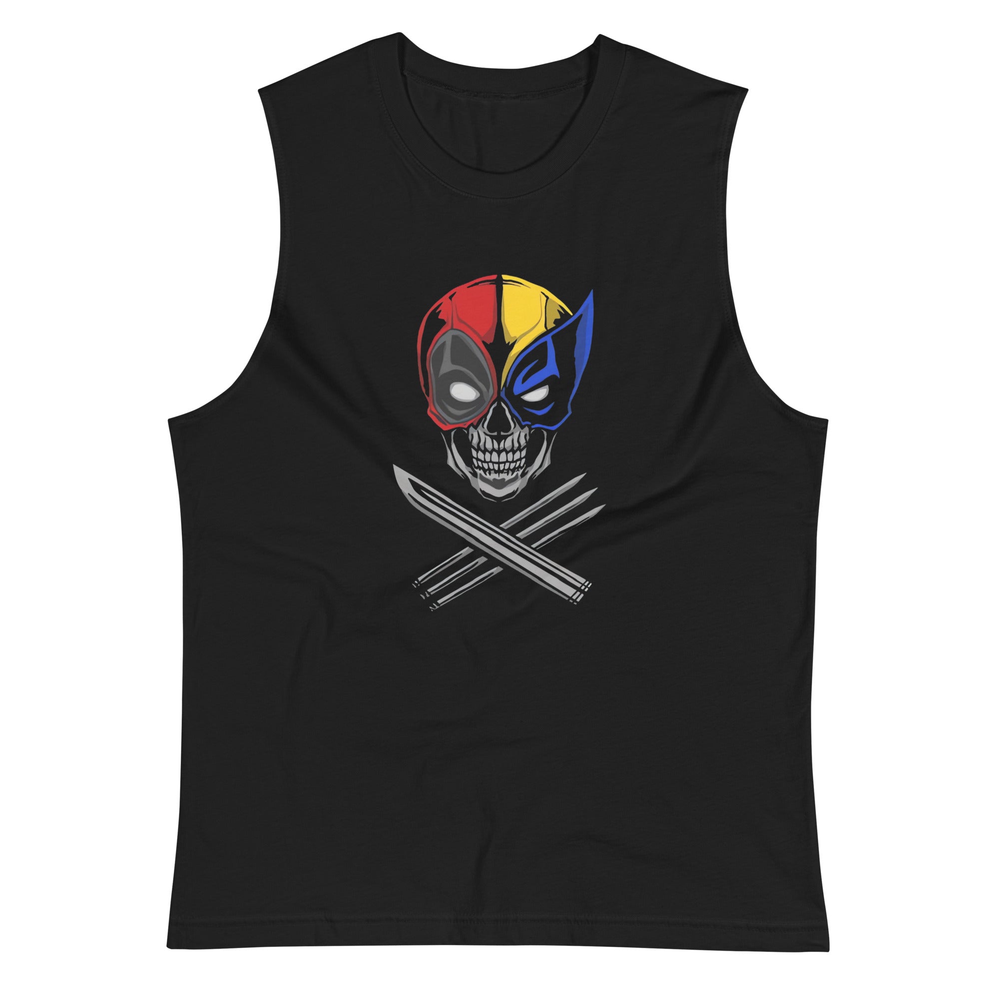 Playera sin Mangas Adamantium Skull, Disponible en la mejor tienda online para comprar tu merch favorita, la mejor Calidad, compra en Superstar! 