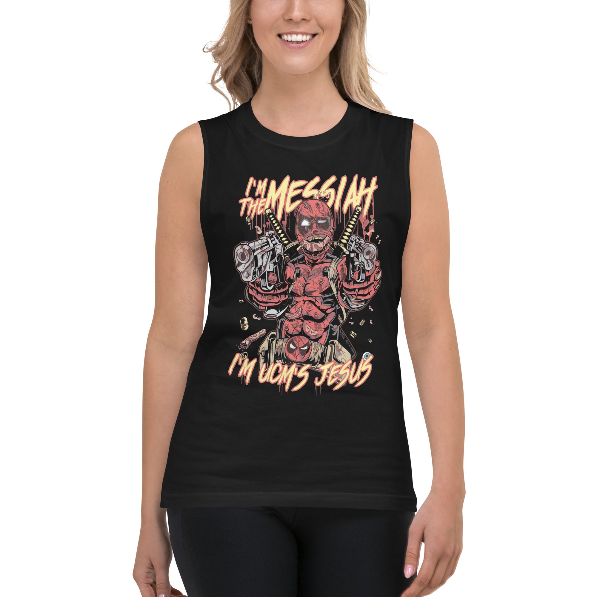 Playera sin mangas I'm The Messiah, Disponible en la mejor tienda online para comprar tu merch favorita, la mejor Calidad, compra en Superstar! 
