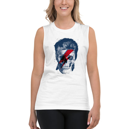 Camiseta sin Mangas David Bowie Skeleton, Nuestras Camisetas son unisex disponibles en la mejor tienda online, con envíos a todo el país, compra ahora