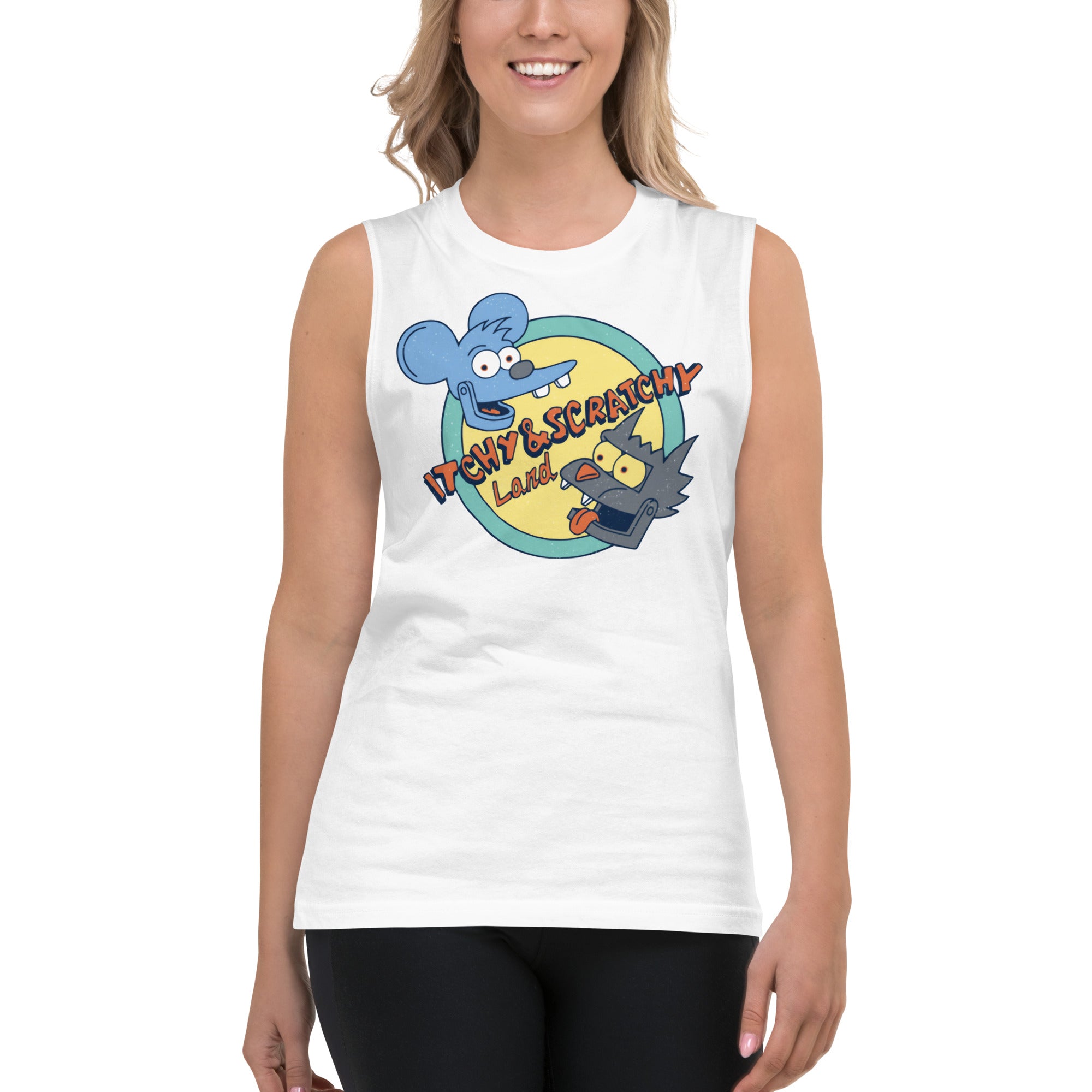 Camiseta sin Mangas itchy and scratchy, Nuestras Camisetas son unisex disponibles en la mejor tienda online, compra ahora en Superstar!