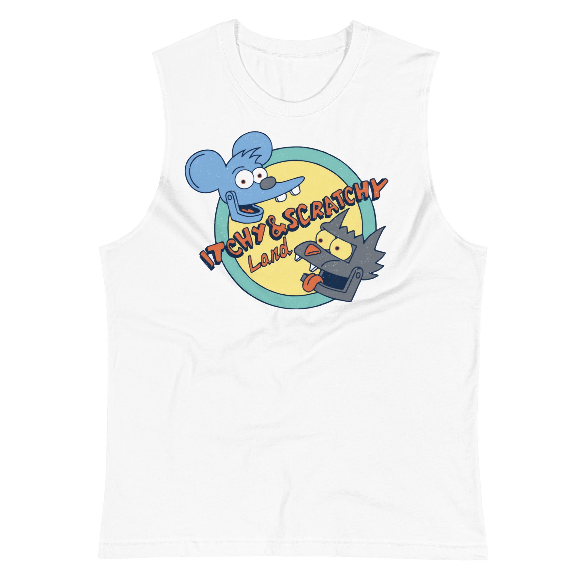 Camiseta sin Mangas itchy and scratchy, Nuestras Camisetas son unisex disponibles en la mejor tienda online, compra ahora en Superstar!