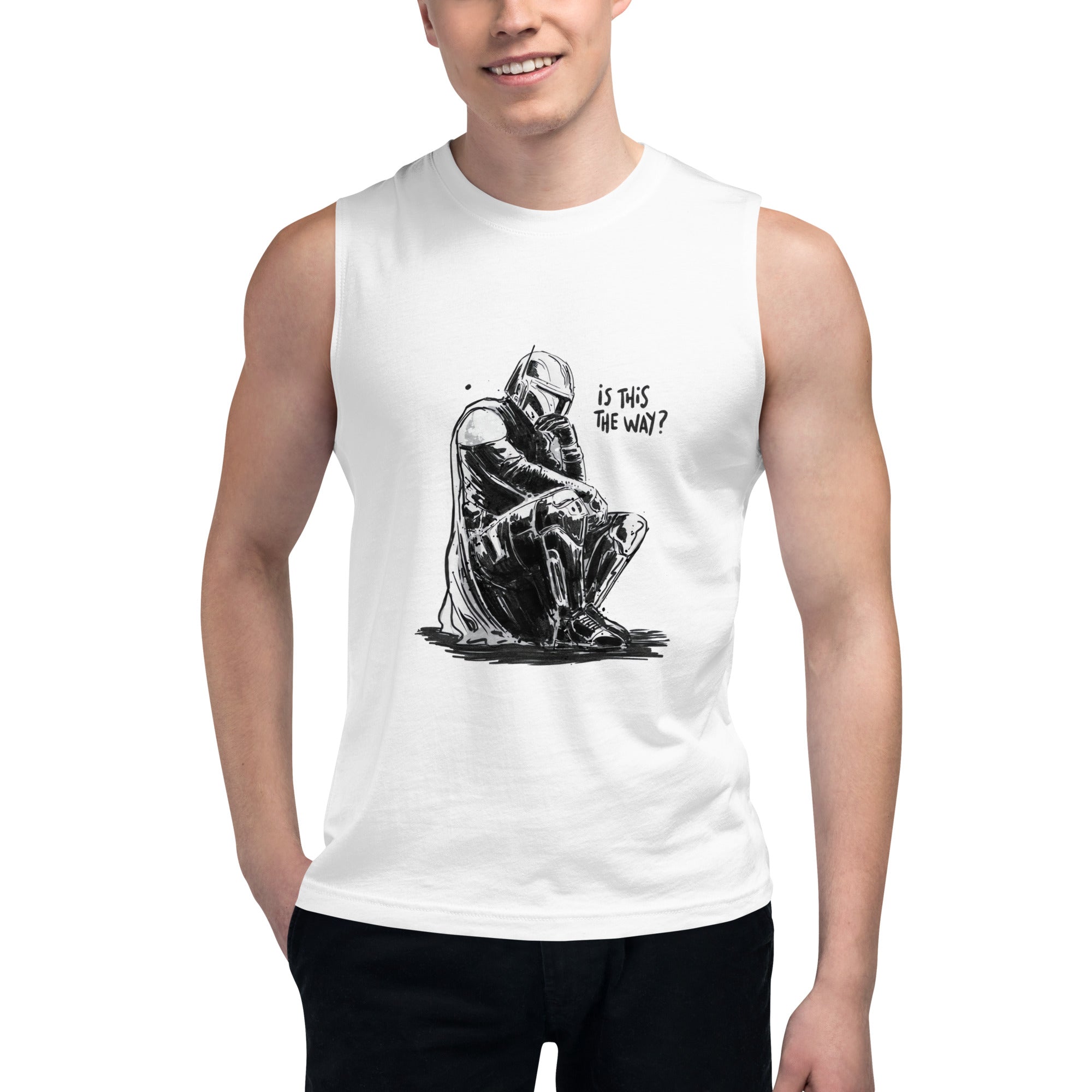 Playera sin Mangas Is this the Way, Disponible en la mejor tienda online para comprar tu merch favorita, la mejor Calidad, compra Ahora en Superstar!