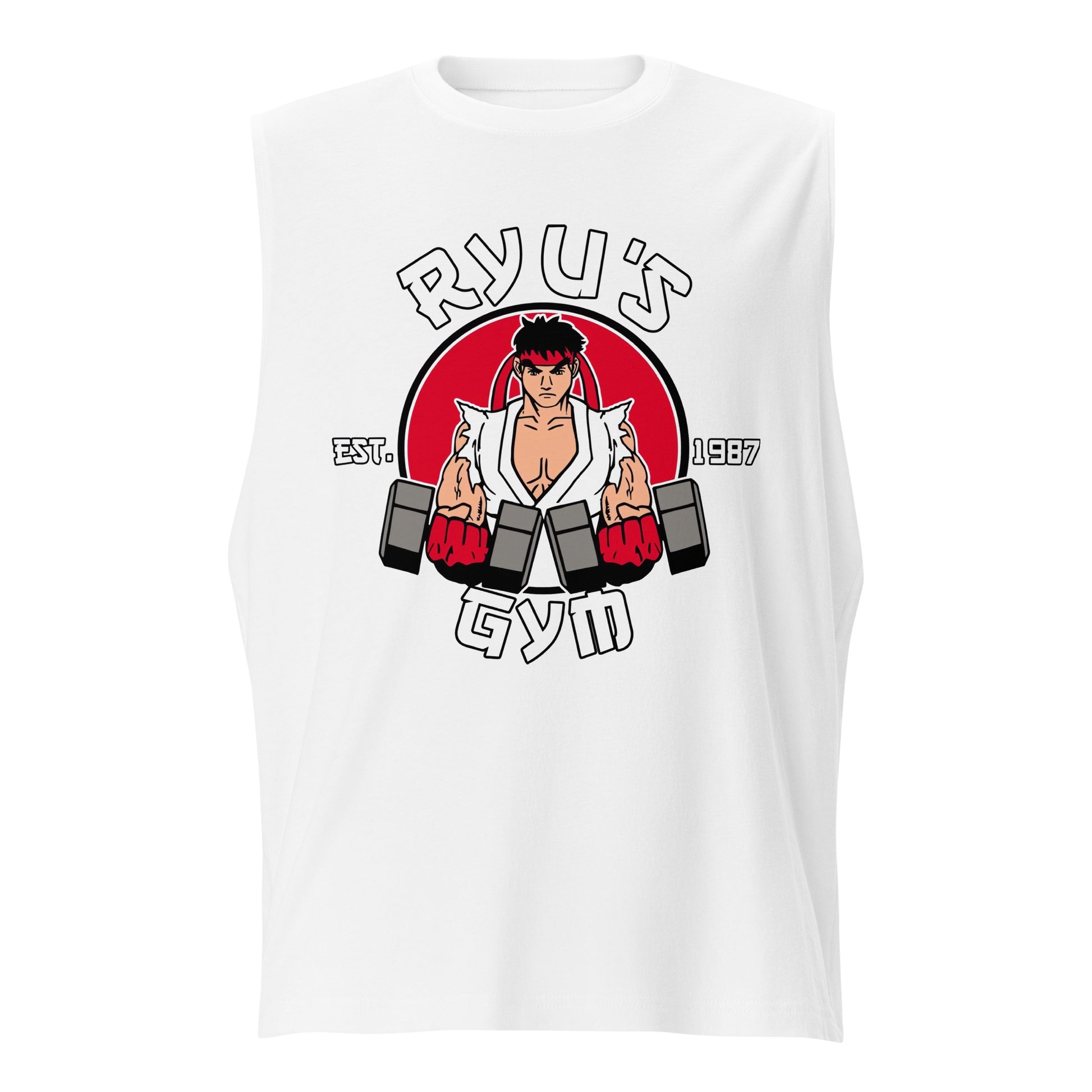 Camiseta sin Mangas Ryu's Gym, Nuestras Camisetas son unisex disponibles en la mejor tienda online, compra ahora en Superstar!