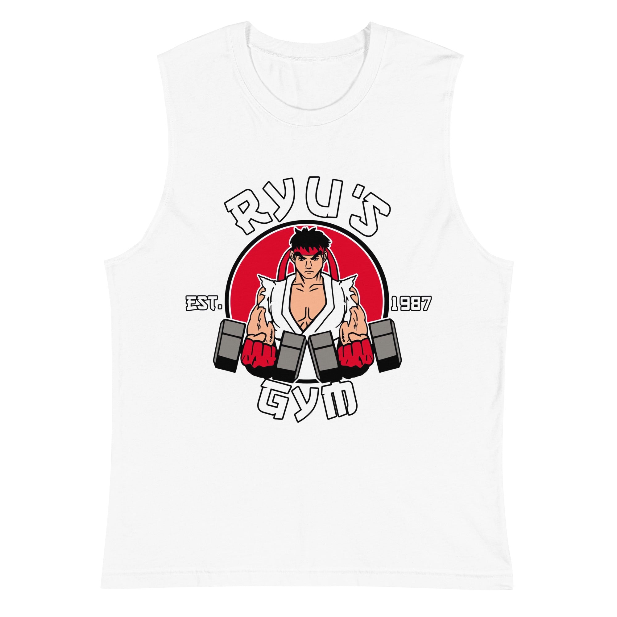 Camiseta sin Mangas Ryu's Gym, Nuestras Camisetas son unisex disponibles en la mejor tienda online, compra ahora en Superstar!