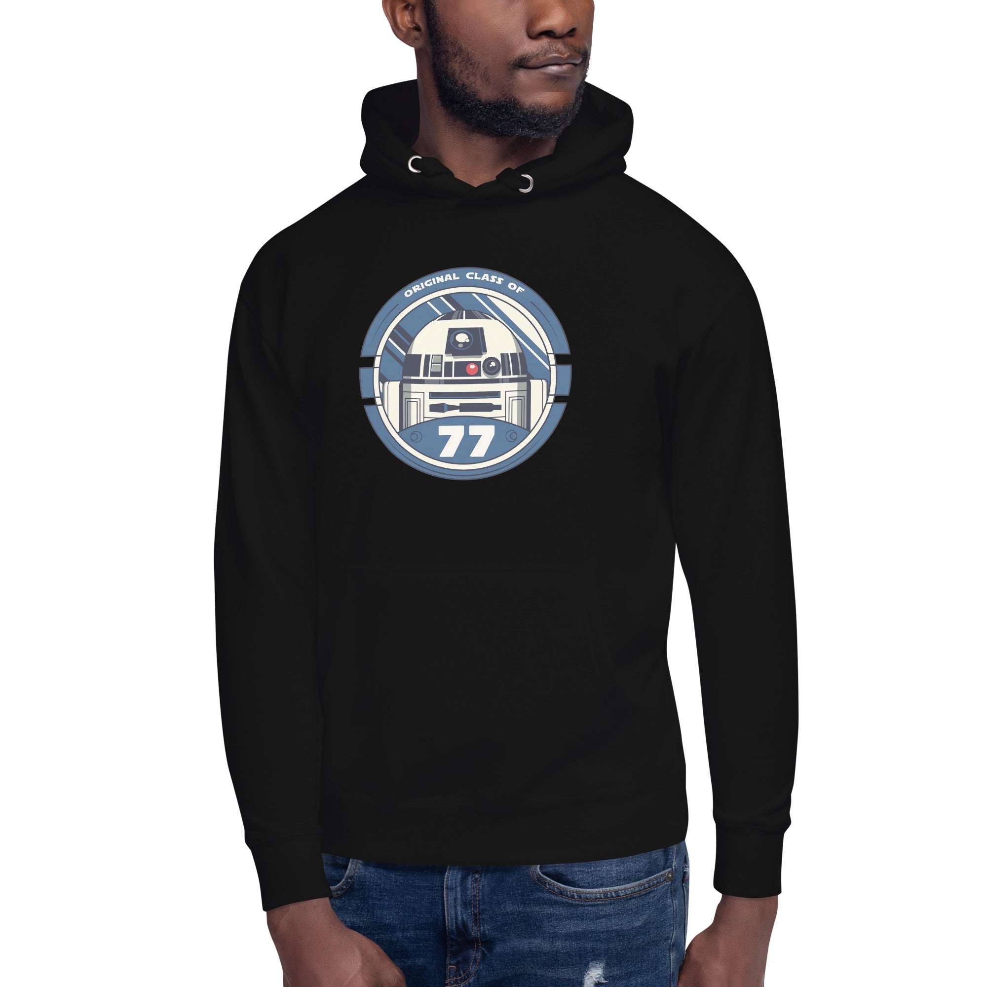 Sudadero con Capucha R2D2 Class 77 Disponible en la mejor tienda online para comprar tu merch favorita, la mejor Calidad, compra Ahora en Superstar!