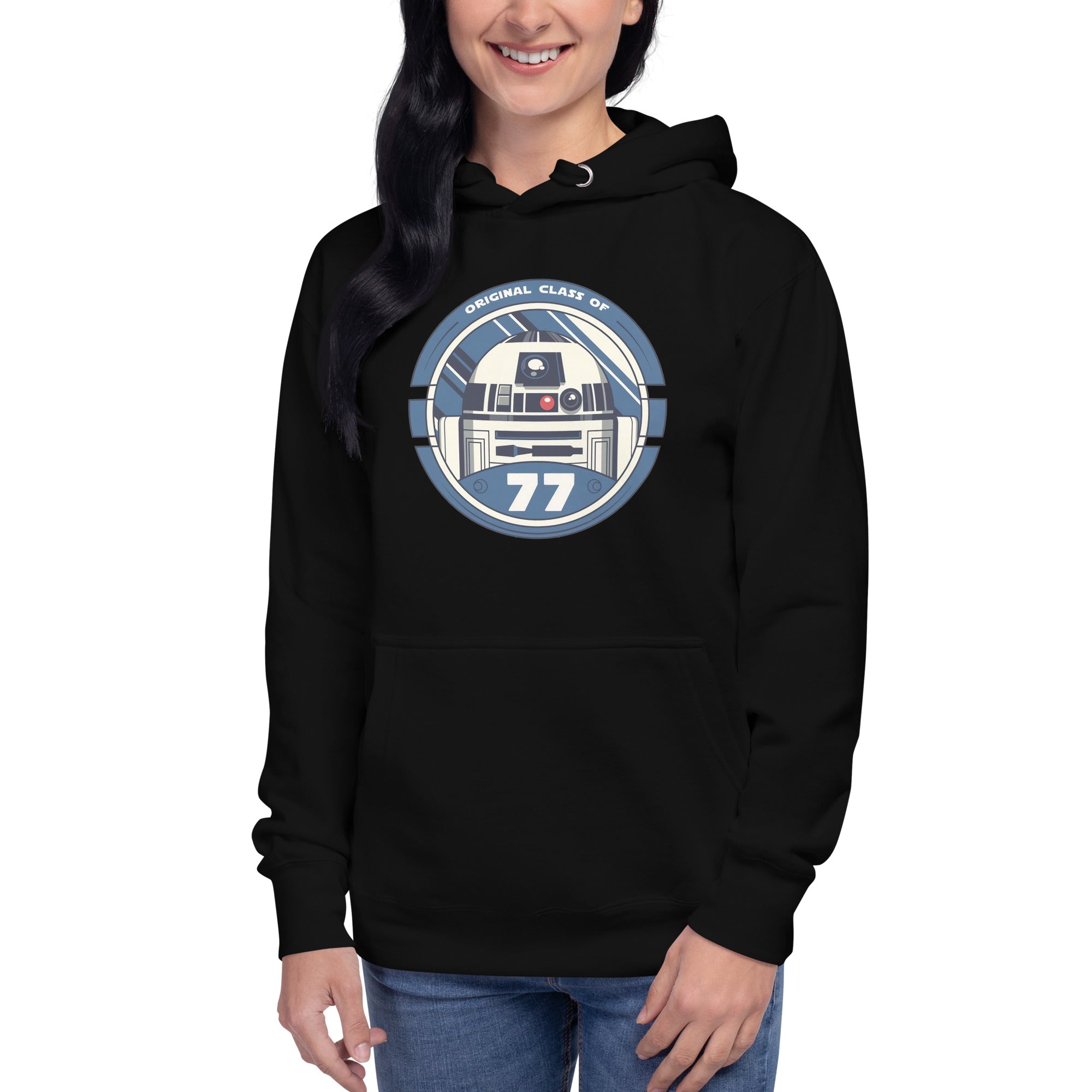 Sudadero con Capucha R2D2 Class 77 Disponible en la mejor tienda online para comprar tu merch favorita, la mejor Calidad, compra Ahora en Superstar!