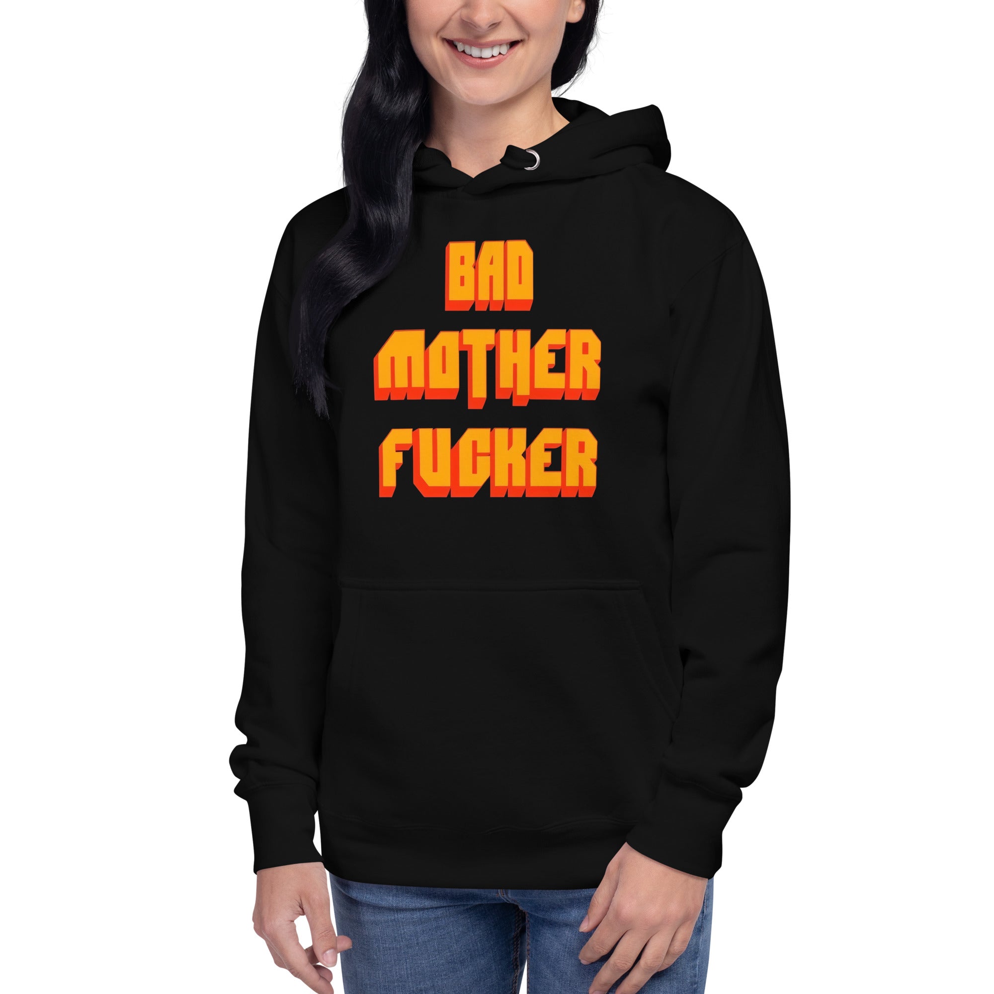 Sudadero con Capucha Bad Mother Disponible en la mejor tienda online para comprar tu merch favorita, la mejor Calidad, compra Ahora en Superstar!