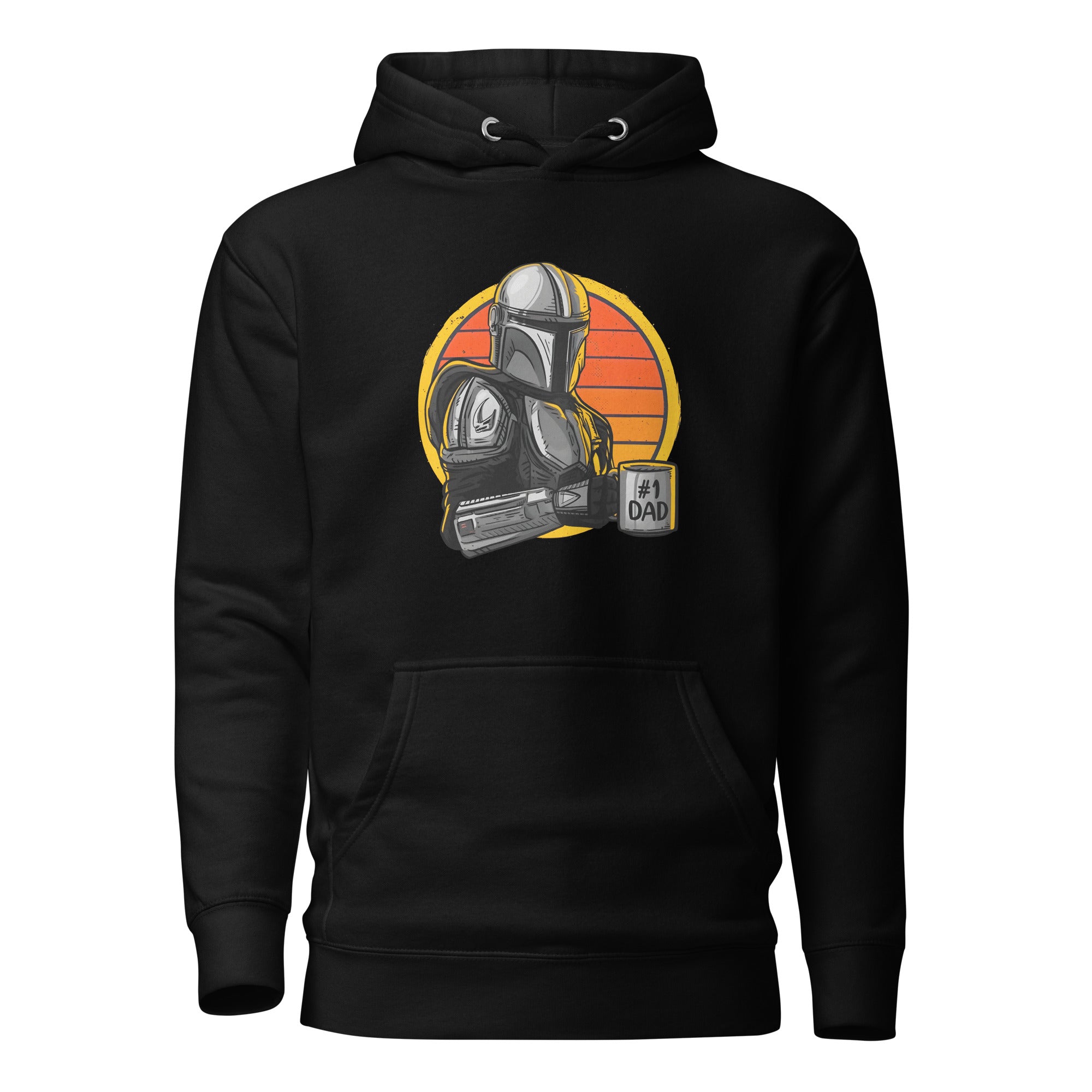 Sudadero con Capucha #1 Dad Mandalorian Disponible en la mejor tienda online para comprar tu merch favorita, la mejor Calidad, compra Ahora!