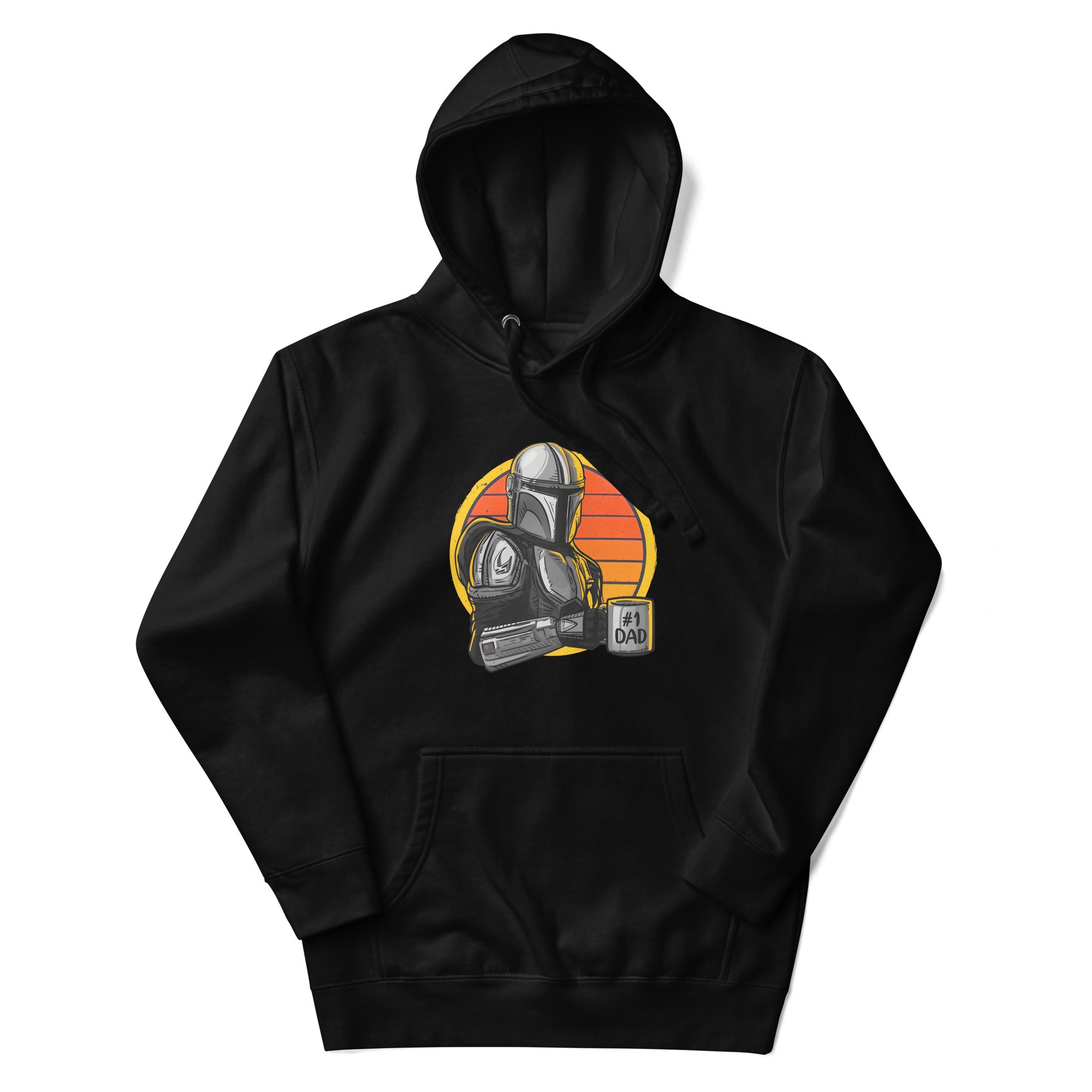 Sudadero con Capucha #1 Dad Mandalorian Disponible en la mejor tienda online para comprar tu merch favorita, la mejor Calidad, compra Ahora!