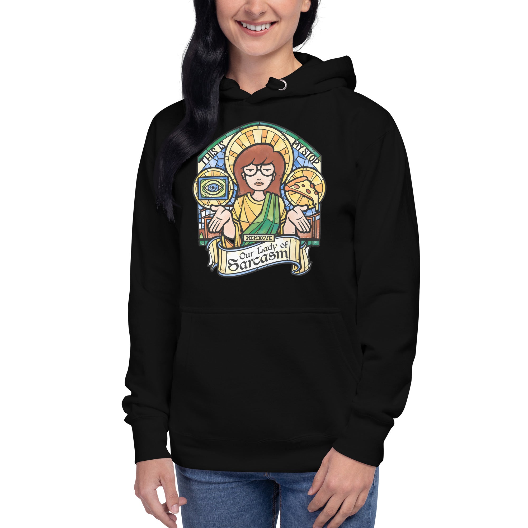 Sudadero con Capucha Lady Sarcasm Disponible en la mejor tienda online para comprar tu merch favorita, la mejor Calidad, compra Ahora en Superstar!