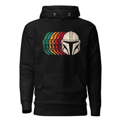 Hoodie Retro Mandalorian Disponible en la mejor tienda online para comprar tu merch favorita, la mejor Calidad, compra Ahora en Superstar!