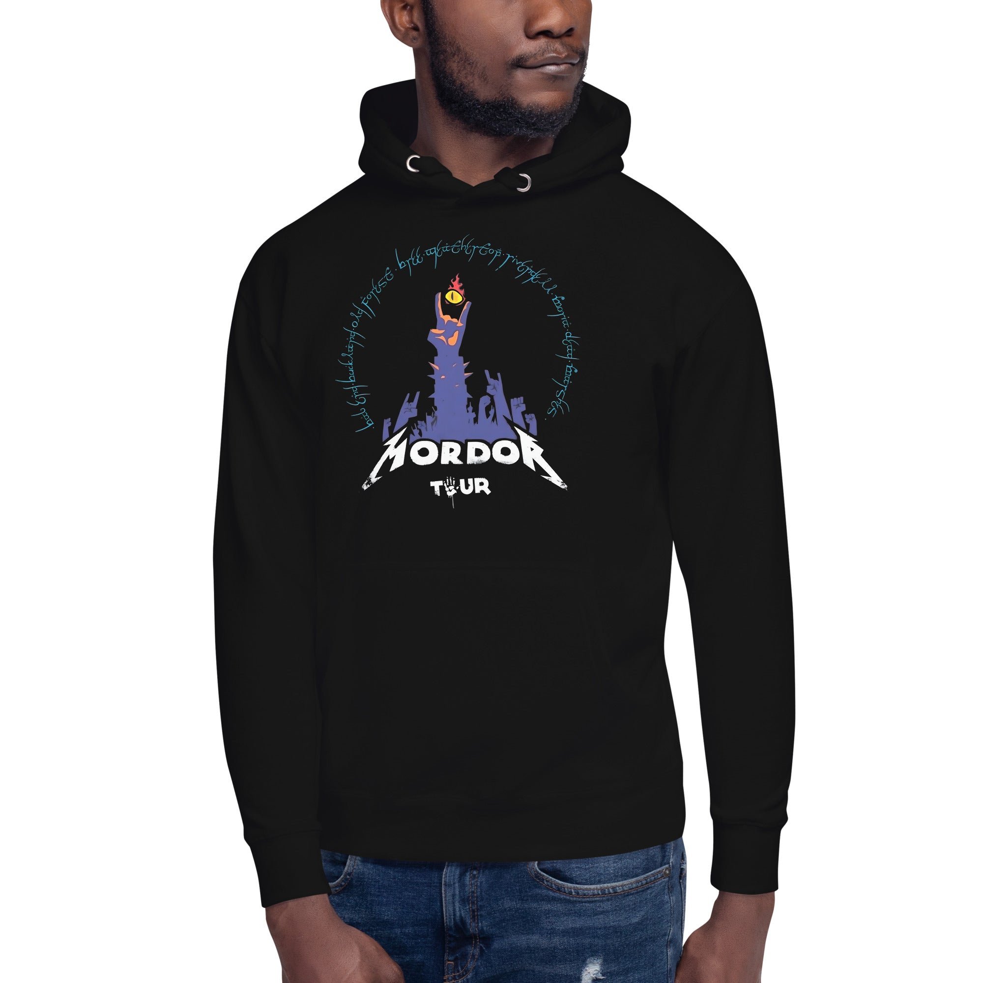 Sudadero con Capucha Mordor Tour Disponible en la mejor tienda online para comprar tu merch favorita, la mejor Calidad, compra Ahora en Superstar!