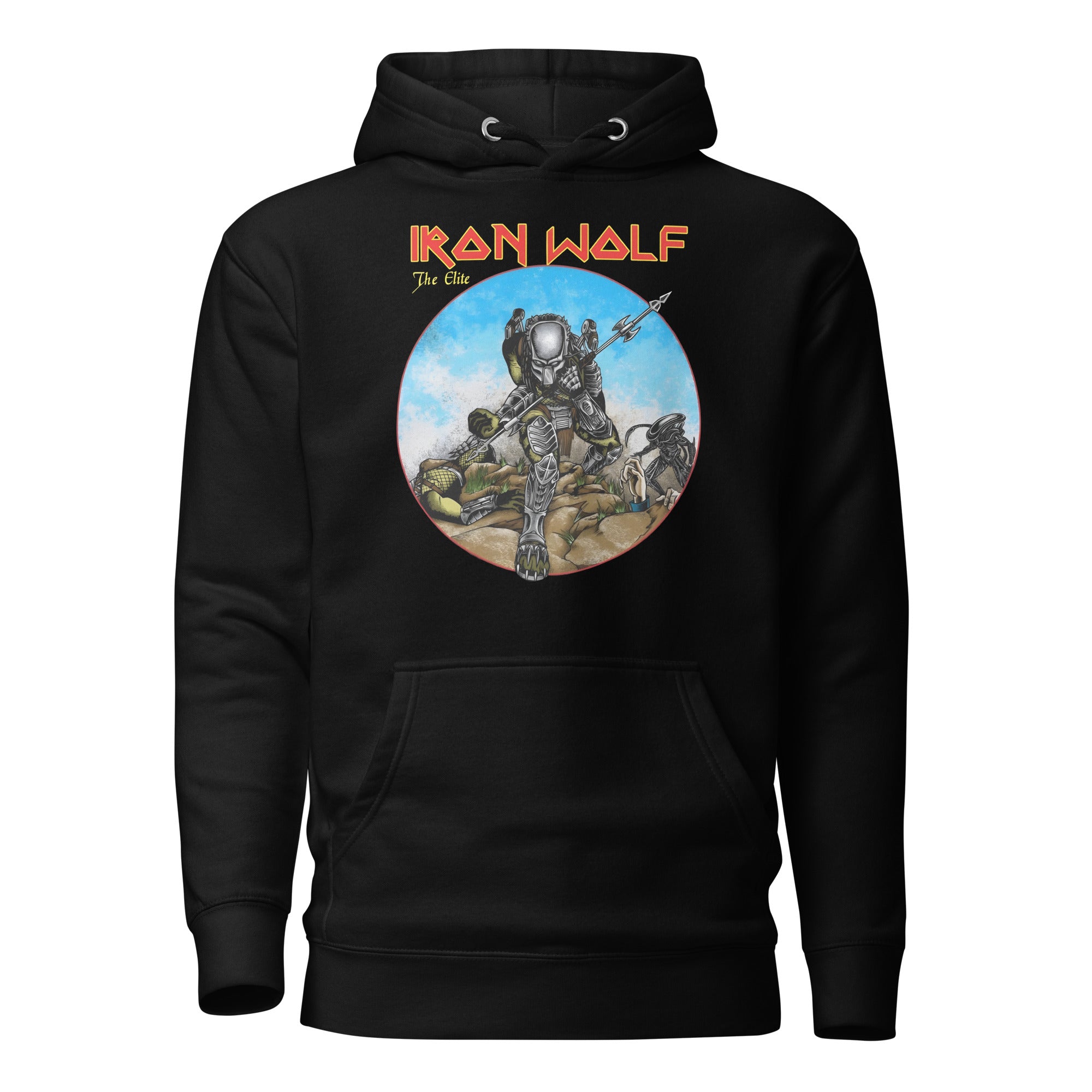 Sudadero con Capucha Iron Wolf Disponible en la mejor tienda online para comprar tu merch favorita, la mejor Calidad, compra Ahora en Superstar!