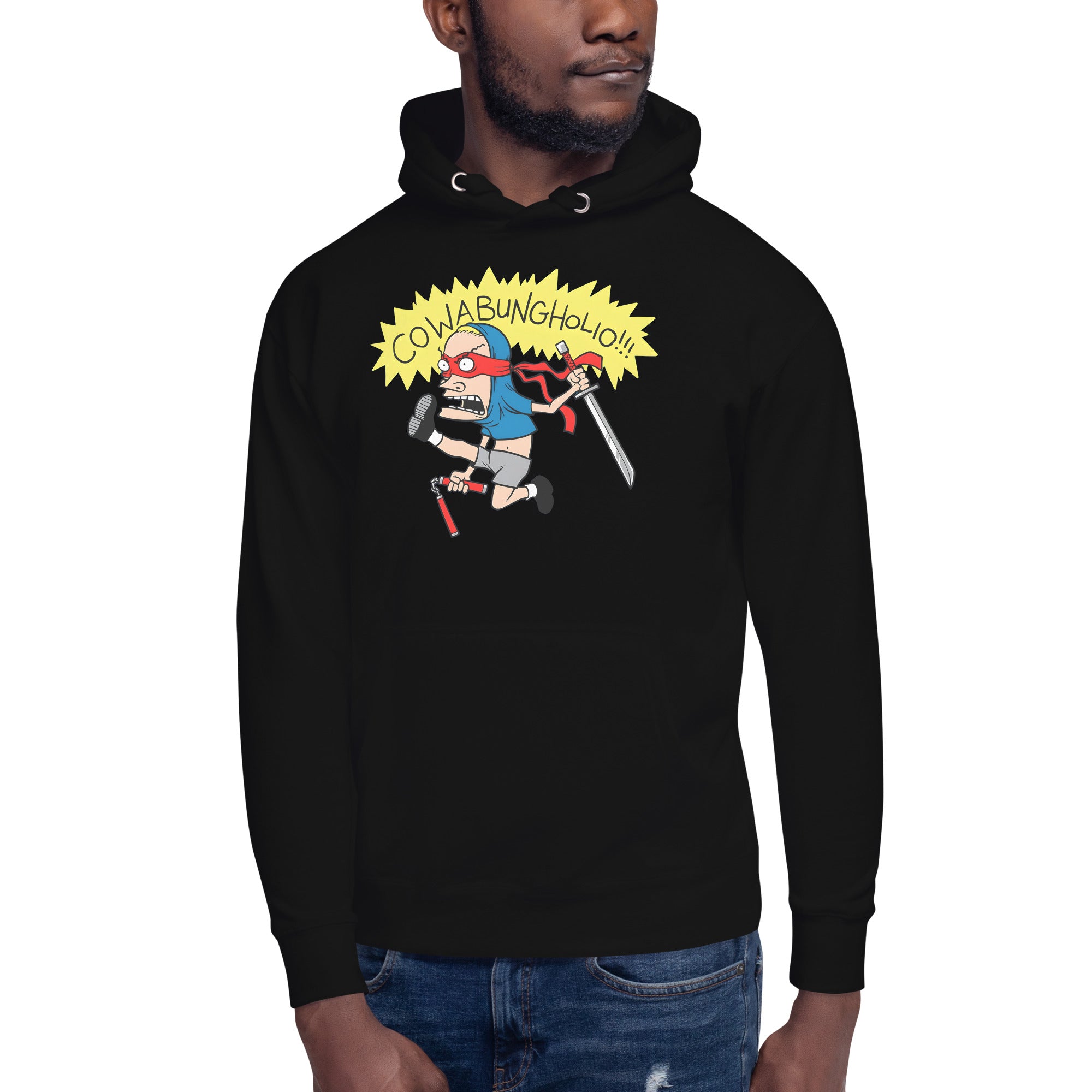 Sudadero con Capucha Cowabungholio Disponible en la mejor tienda online para comprar tu merch favorita, la mejor Calidad, compra Ahora en Superstar!