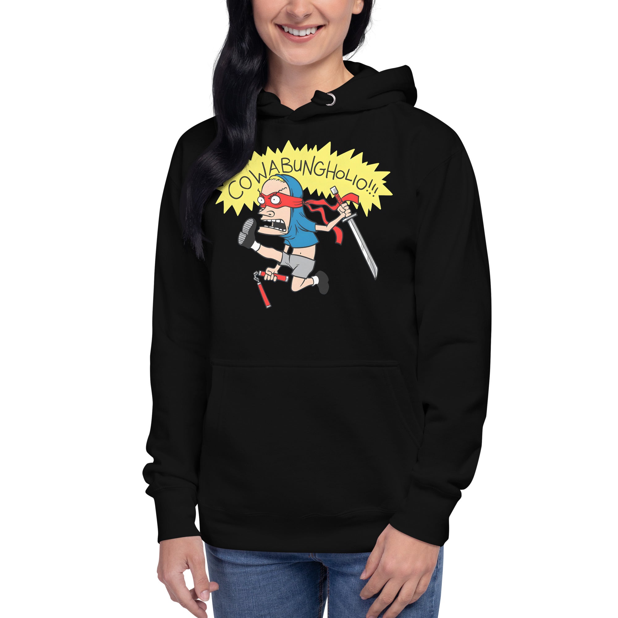 Sudadero con Capucha Cowabungholio Disponible en la mejor tienda online para comprar tu merch favorita, la mejor Calidad, compra Ahora en Superstar!