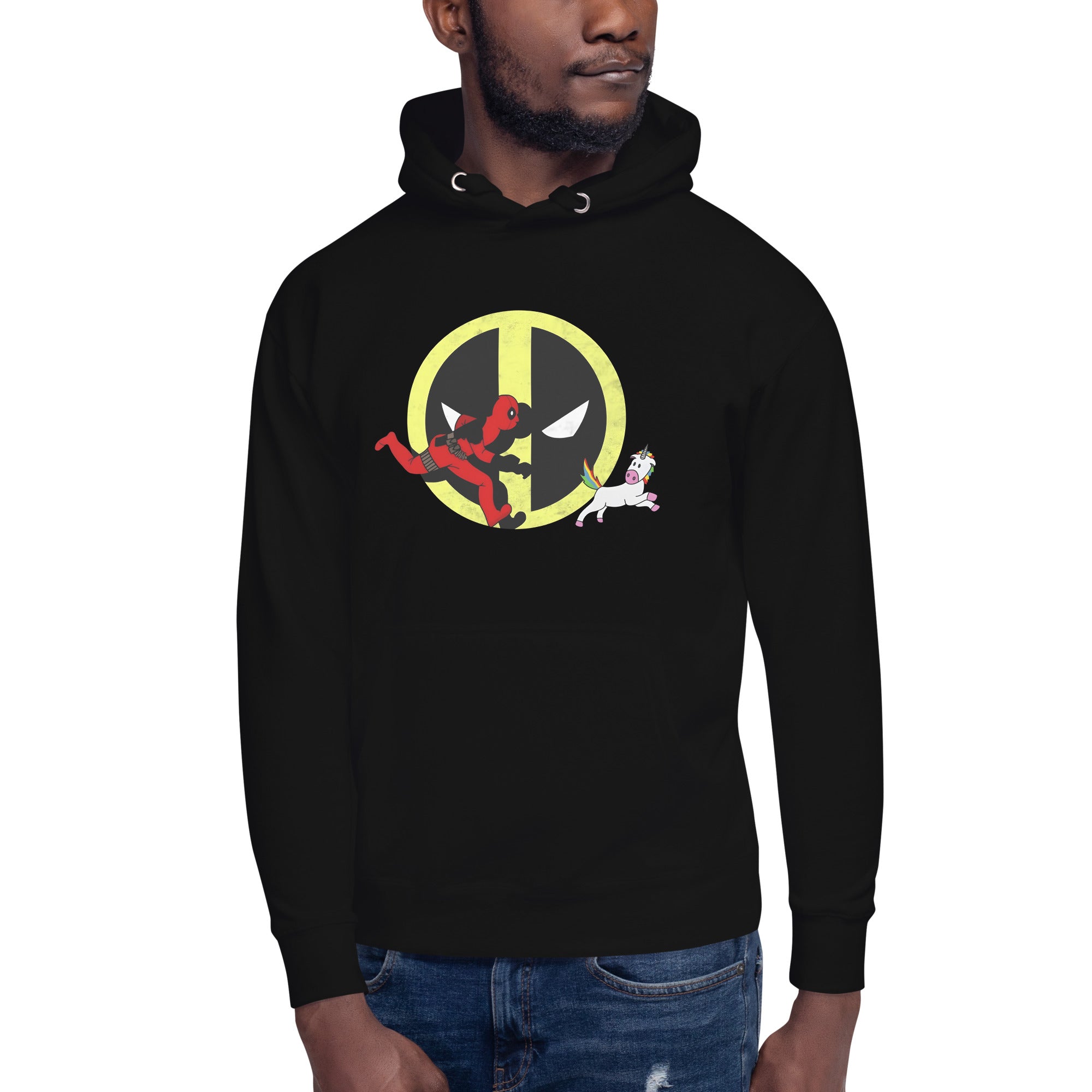 Hoodie Deadpool Unicorn Disponible en Superstar, la mejor tienda online para comprar tu merch favorita, la mejor Calidad, compra Ahora en Superstar!