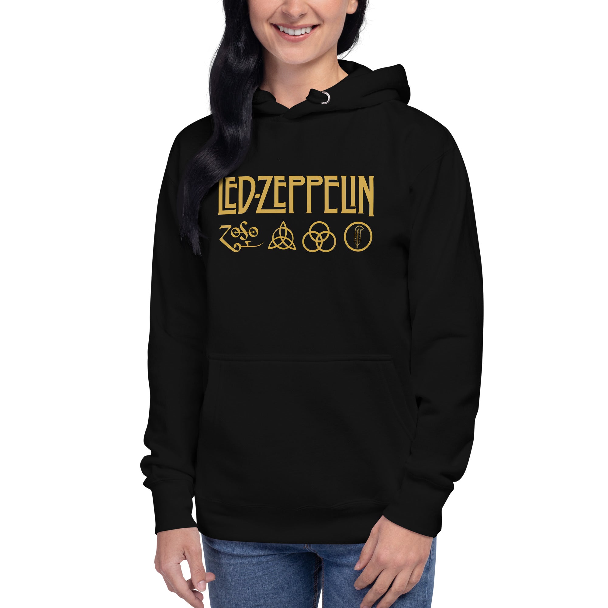 Hoodie Led Zeppelin Symbols Disponible en la mejor tienda online para comprar tu merch favorita, la mejor Calidad, compra Ahora en Superstar!