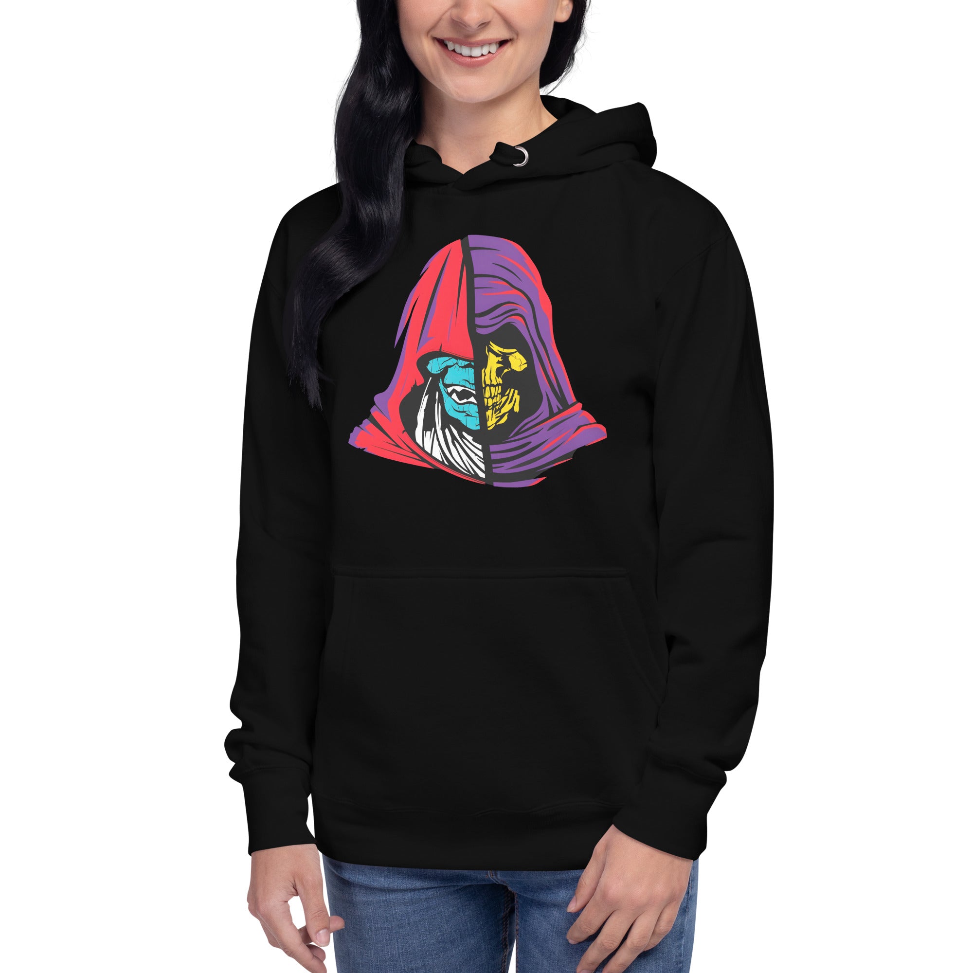 Hoodie Mumm ra and skeletor Disponible en la mejor tienda online para comprar tu merch favorita, la mejor Calidad, compra Ahora en Superstar!