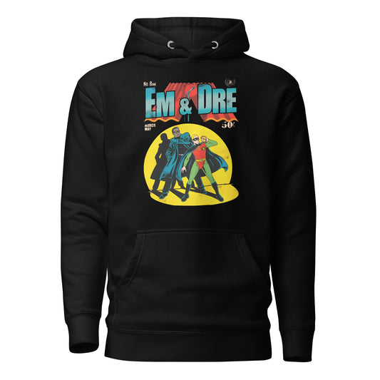 Hoodie Batman Em & Dre Disponible en la mejor tienda online para comprar tu merch favorita, la mejor Calidad, compra Ahora en Superstar!