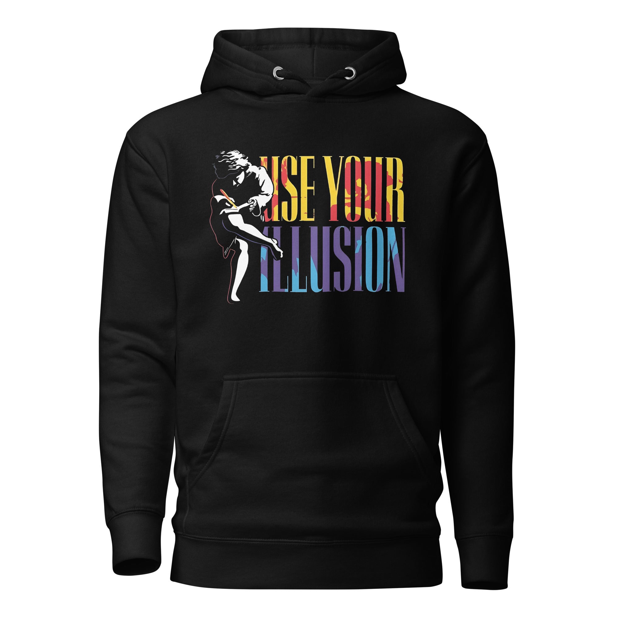 Sudadero con Capucha Use your Illusion Disponible en la mejor tienda online para comprar tu merch favorita, la mejor Calidad, compra Ahora!