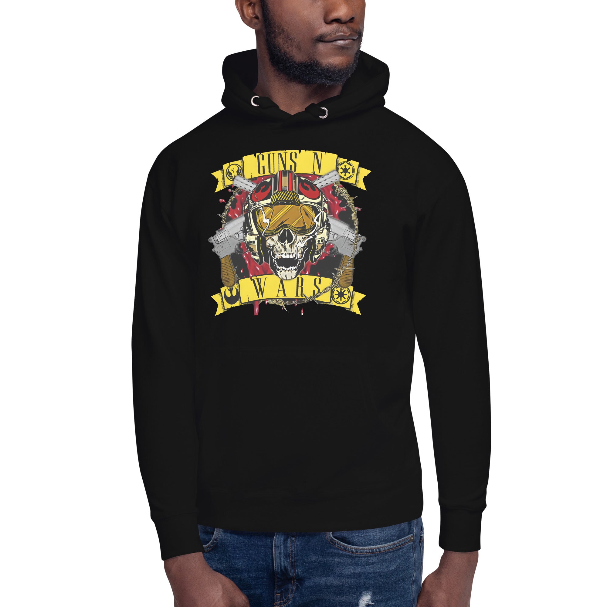 Sudadero con Capucha Guns n Wars Disponible en la mejor tienda online para comprar tu merch favorita, la mejor Calidad, compra Ahora en Superstar!