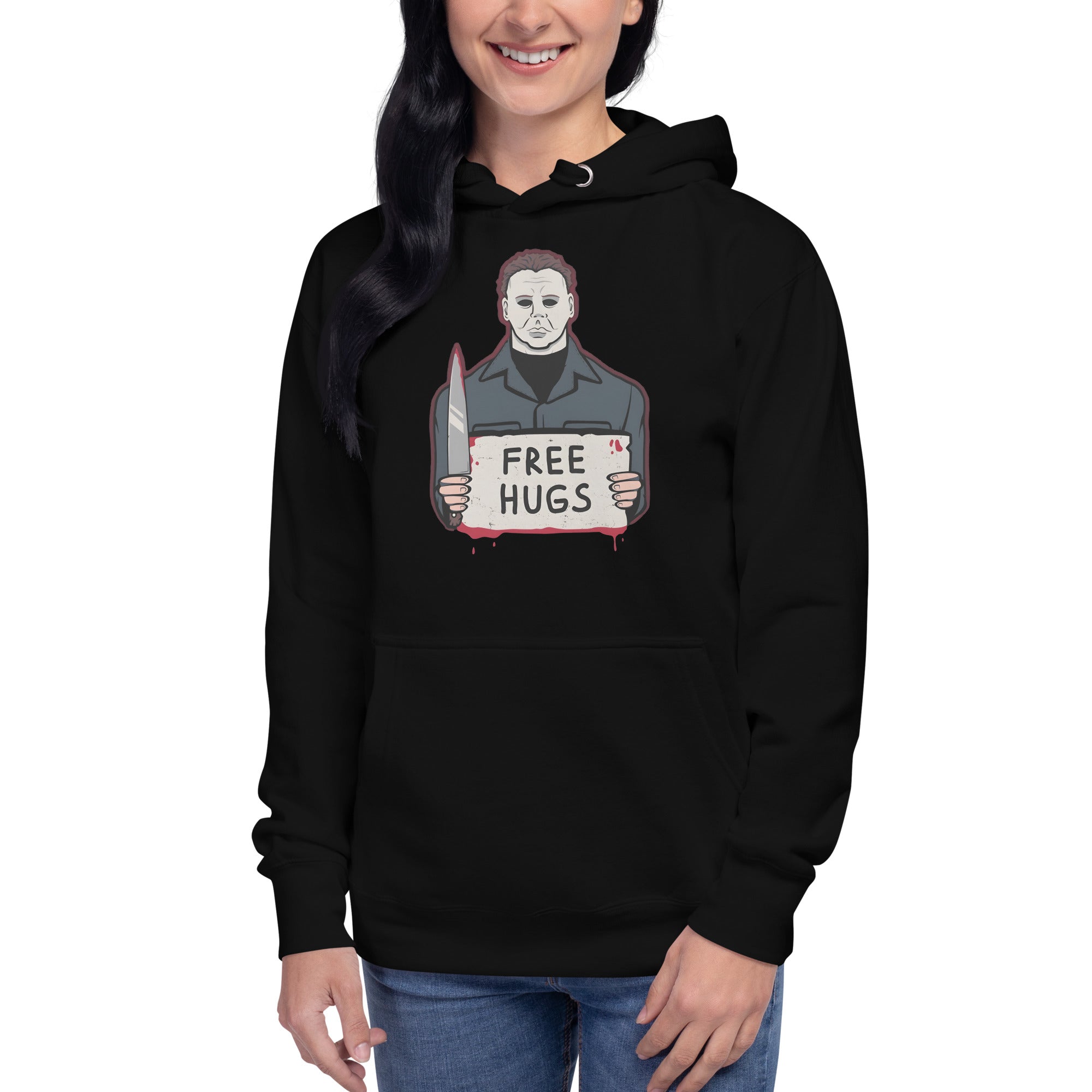 Sudadero con Capucha Free Hugs Disponible en la mejor tienda online para comprar tu merch favorita, la mejor Calidad, compra Ahora en Superstar!