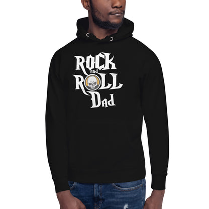 Hoodie Rock and Roll Dad Disponible en la mejor tienda online para comprar tu merch favorita, la mejor Calidad, compra Ahora en Superstar!