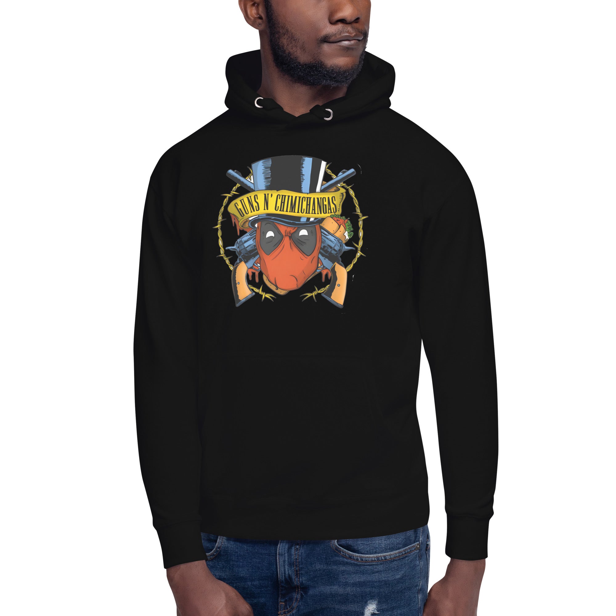 Hoodie Guns n Chimichangas Disponible en la mejor tienda online para comprar tu merch favorita, la mejor Calidad, compra Ahora en Superstar!
