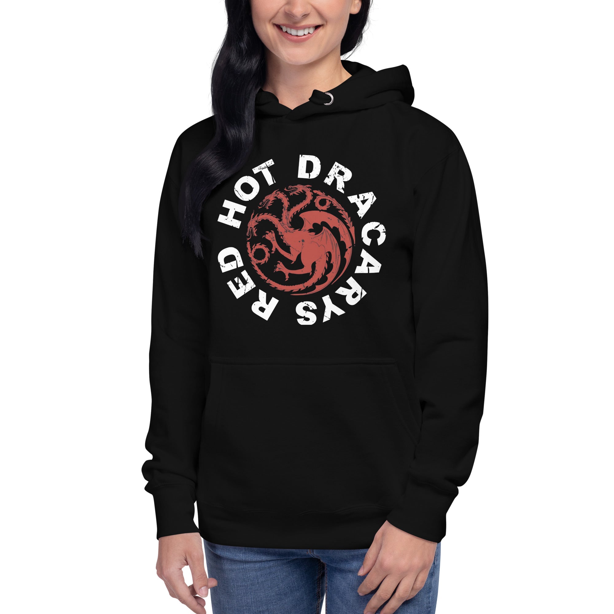 Hoodie Hot Dracarys Red, Disponible en la mejor tienda online para comprar tu merch favorita, la mejor Calidad, compra Ahora en Superstar!