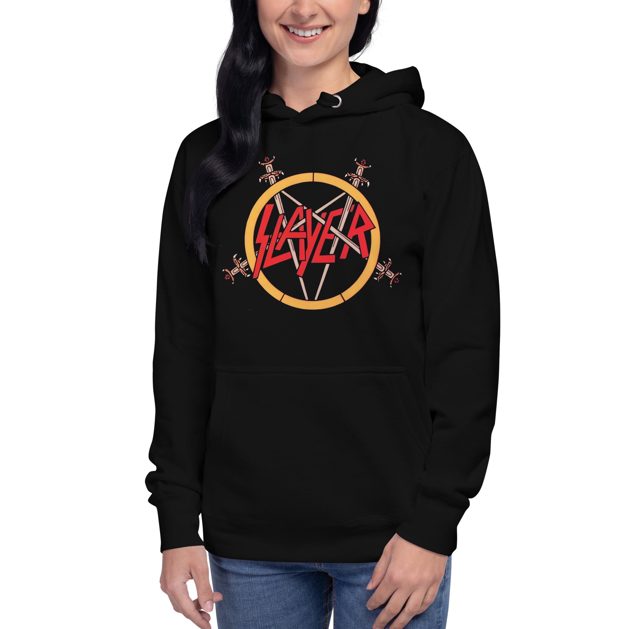Sudadero con Capucha Slayer, Disponible en la mejor tienda online para comprar tu merch favorita, la mejor Calidad, compra Ahora en Superstar!