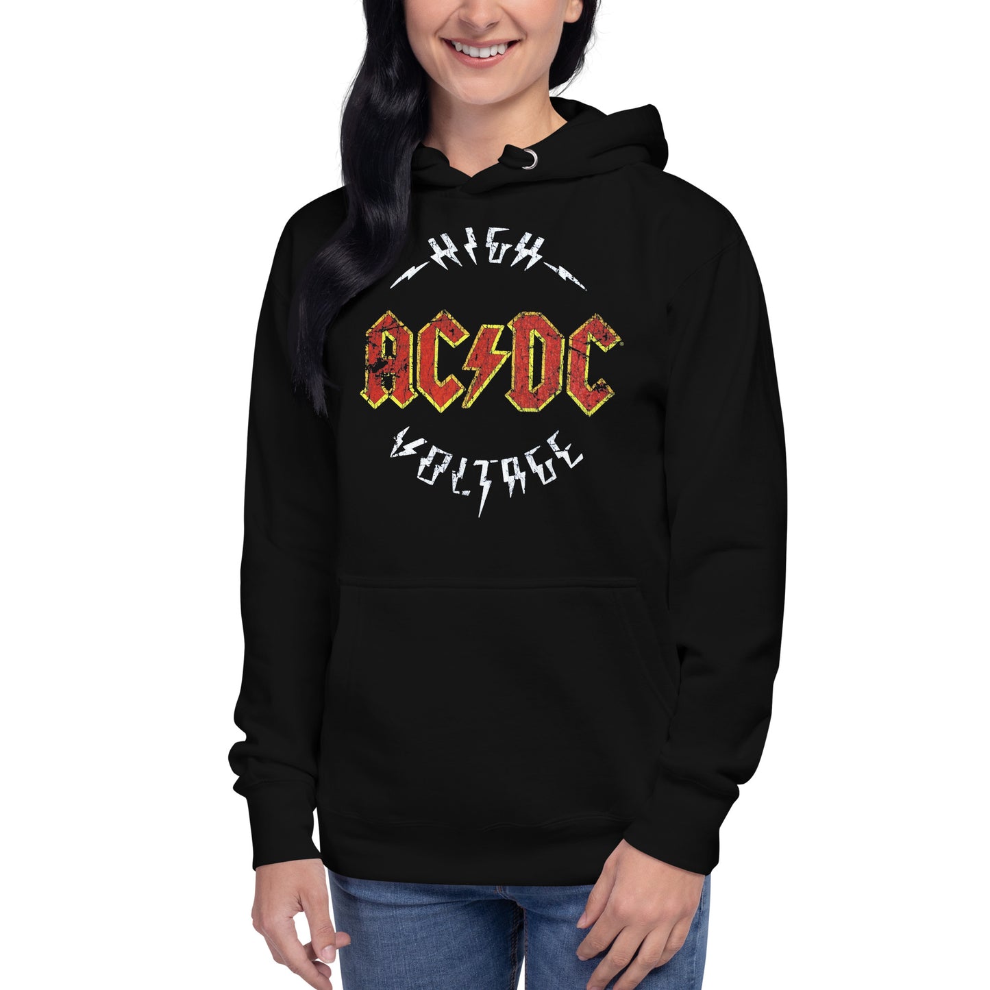 Hoodie AC/DC High Voltage, Disponible en la mejor tienda online para comprar tu merch favorita, la mejor Calidad, compra Ahora en Superstar!