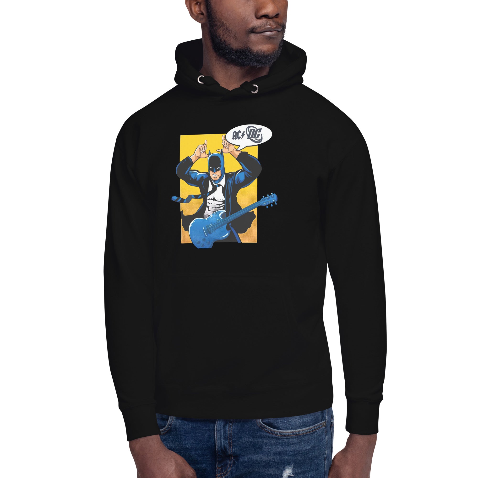 Hoodie Batman AC/DC Disponible en Superstar, la mejor tienda online para comprar tu merch favorita, la mejor Calidad, compra Ahora en Superstar!
