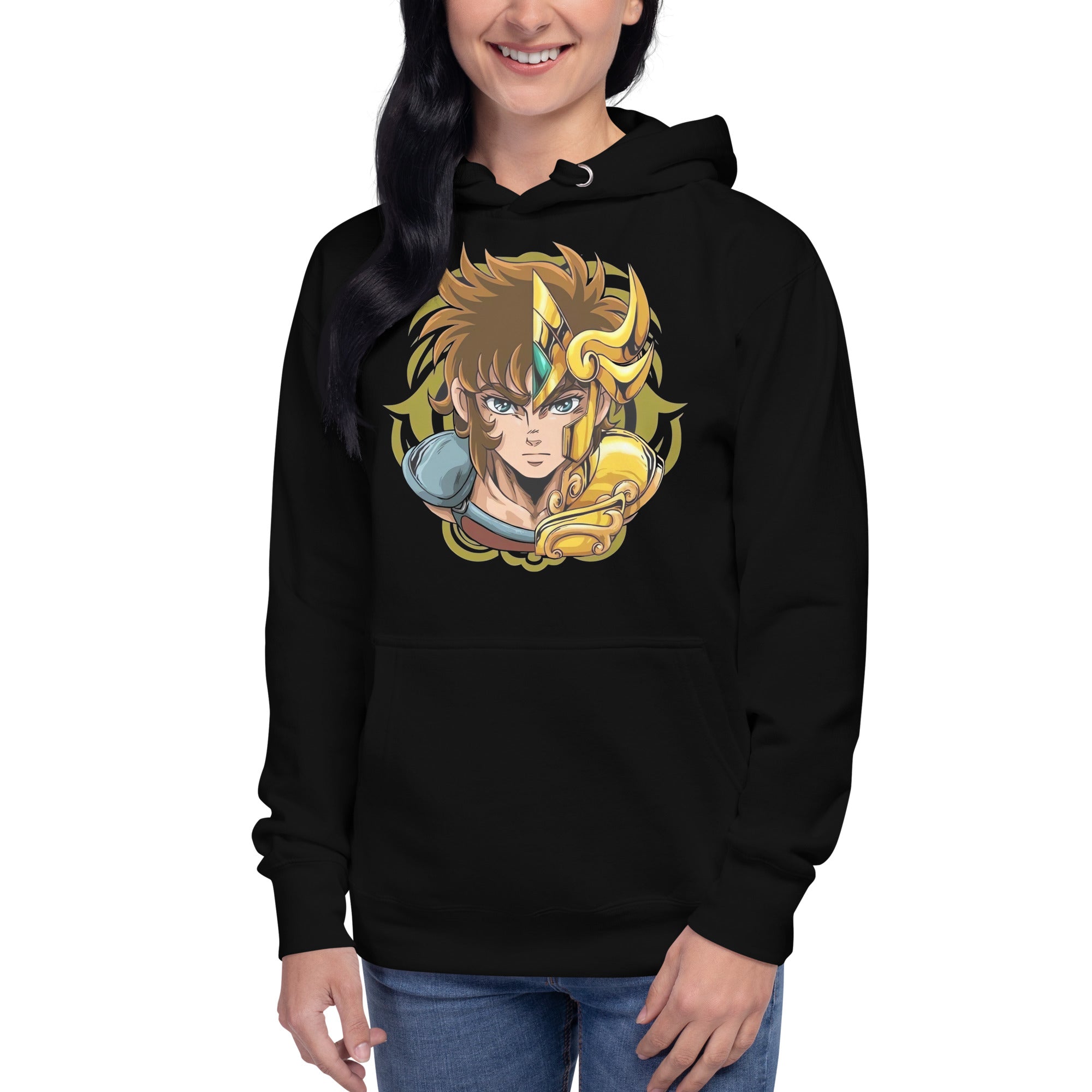 Hoodie Aioria de Leo , Disponible en Superstar, la mejor tienda online para comprar tu merch, la mejor calidad, comprala ahora en Superstar.