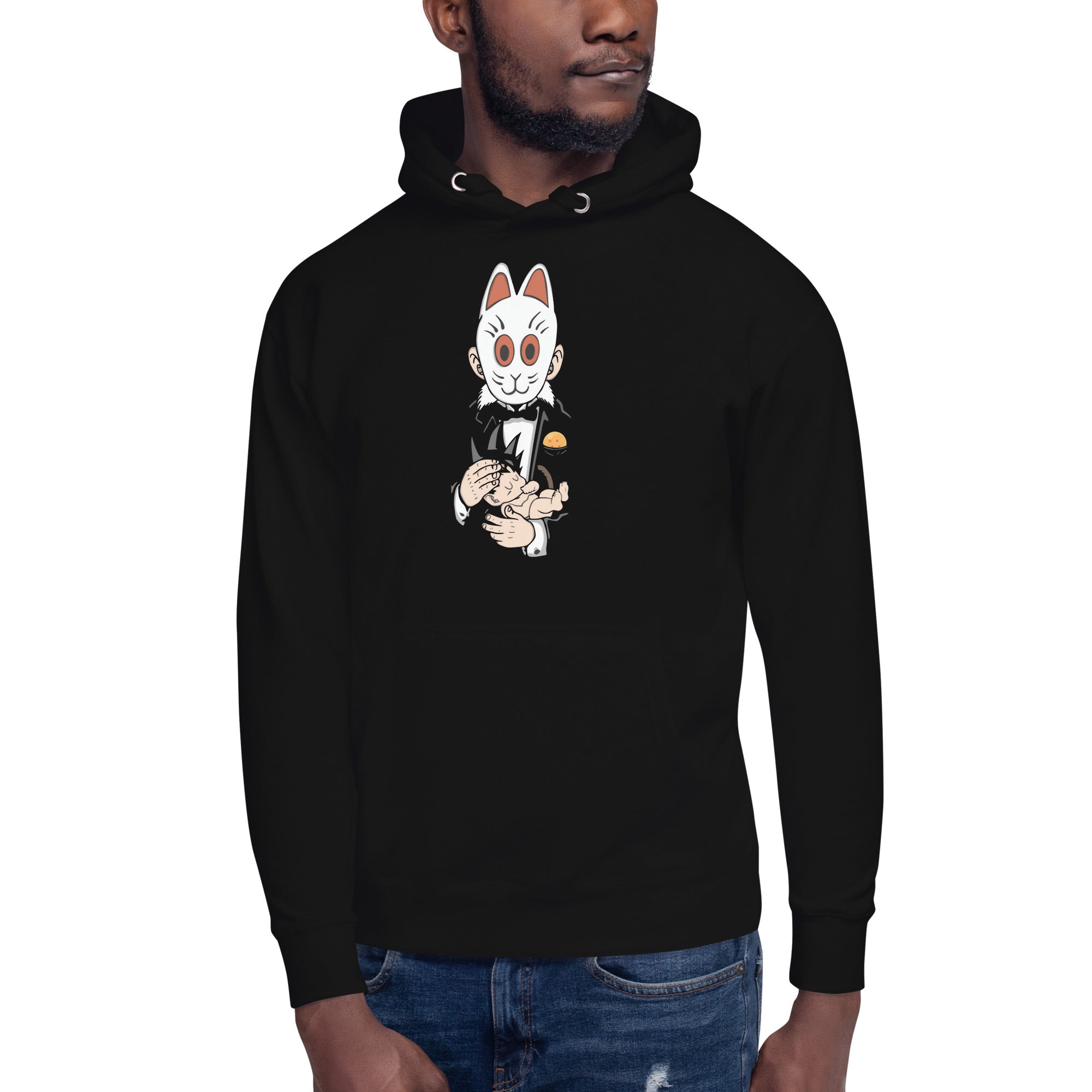 Sudadero con Capucha Abuelo Gohan, Disponible en la mejor tienda online para comprar tu merch favorita, la mejor Calidad, compra Ahora en Superstar!