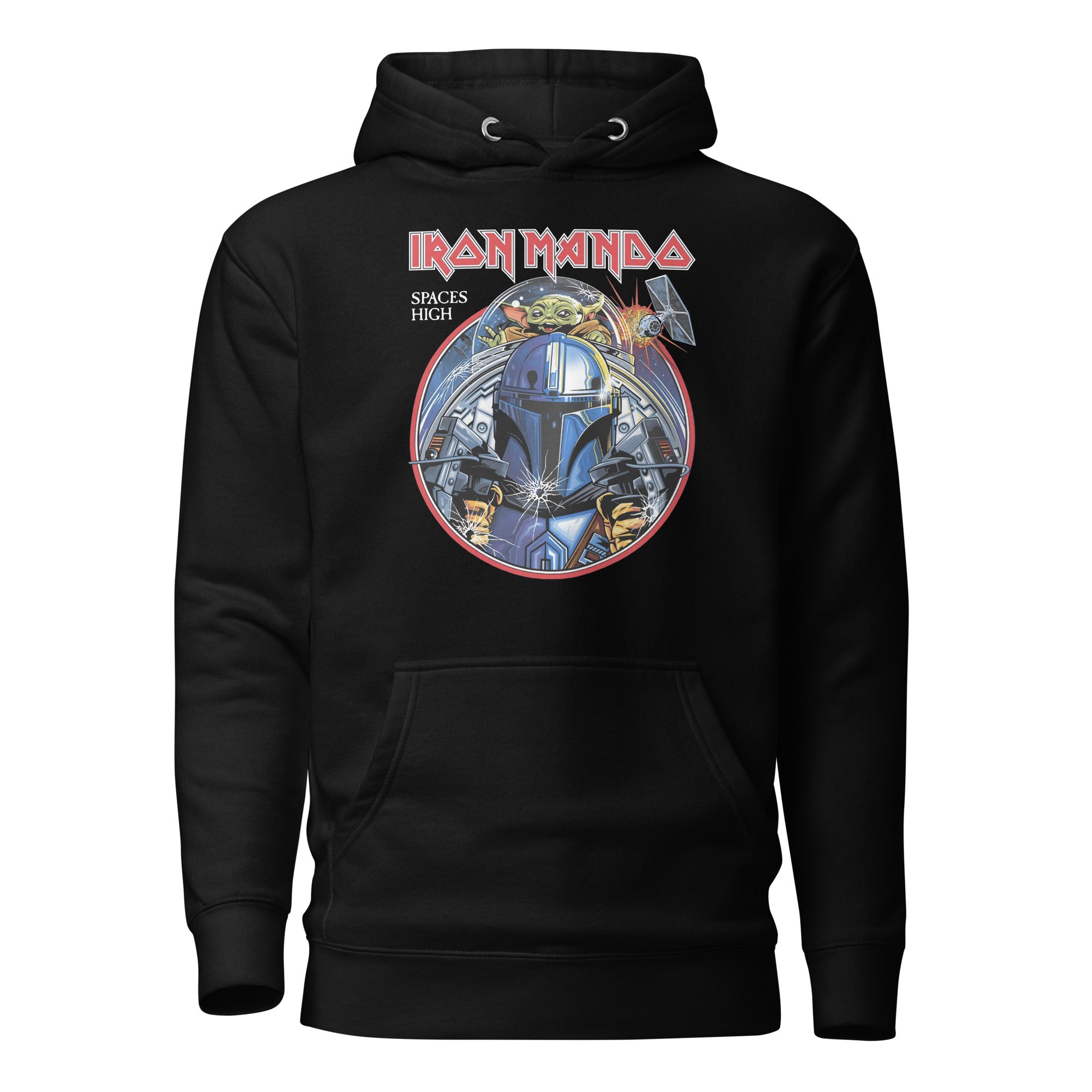 Hoodie Iron Mando Spaces high, Disponible en la mejor tienda online para comprar tu merch favorita, la mejor Calidad, compra Ahora en Superstar!