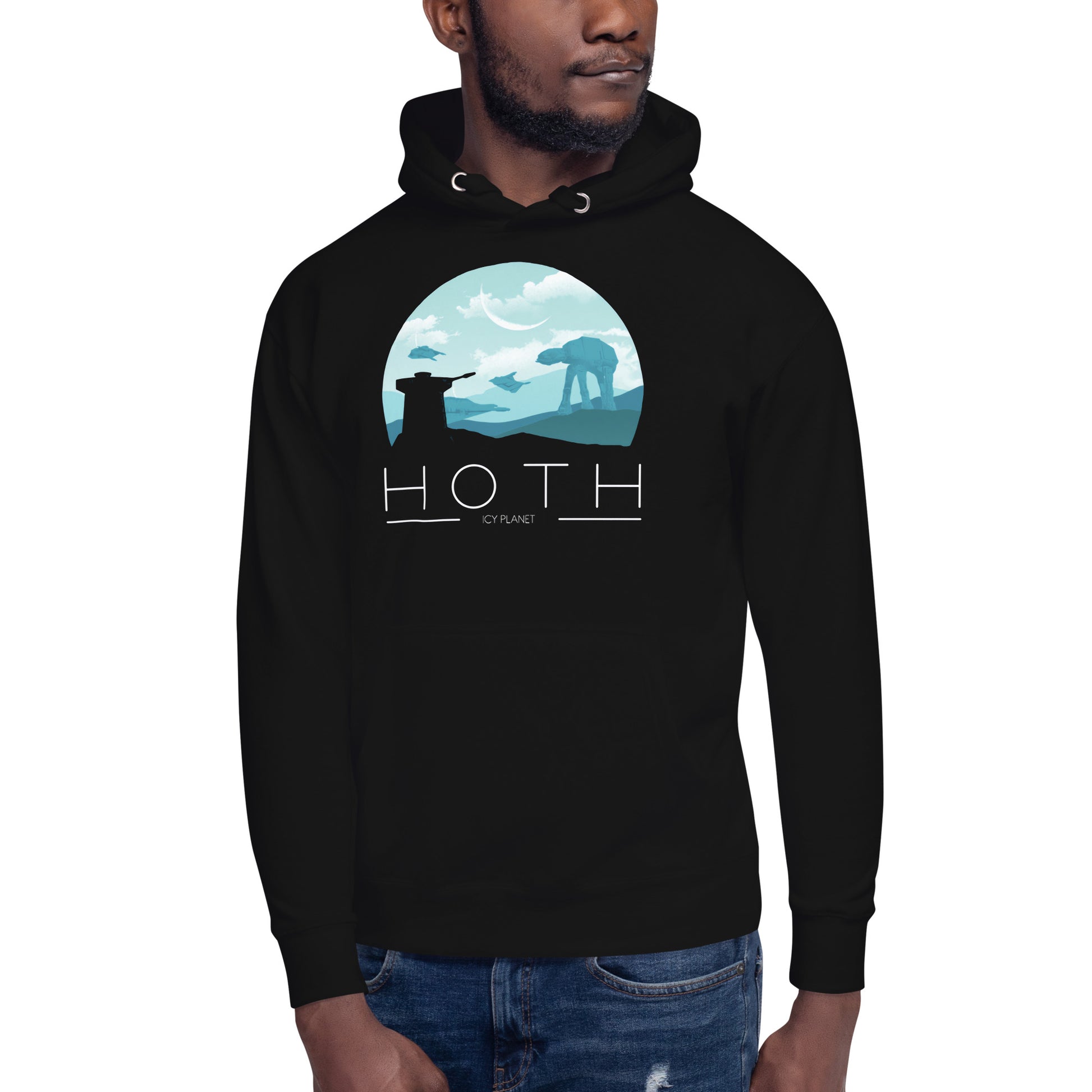 Hoodie Planeta de Hoth, Disponible en la mejor tienda online para comprar tu merch favorita, la mejor Calidad, compra Ahora en Superstar!