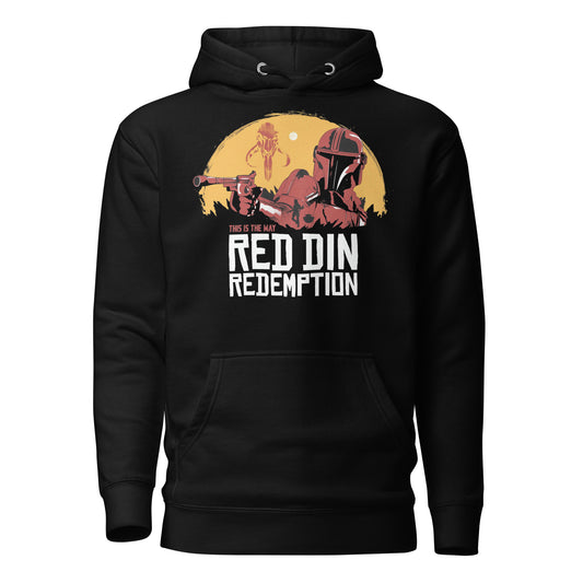 Hoodie Red Din Redemption, Disponible en la mejor tienda online para comprar tu merch favorita, la mejor Calidad, compra Ahora en Superstar!