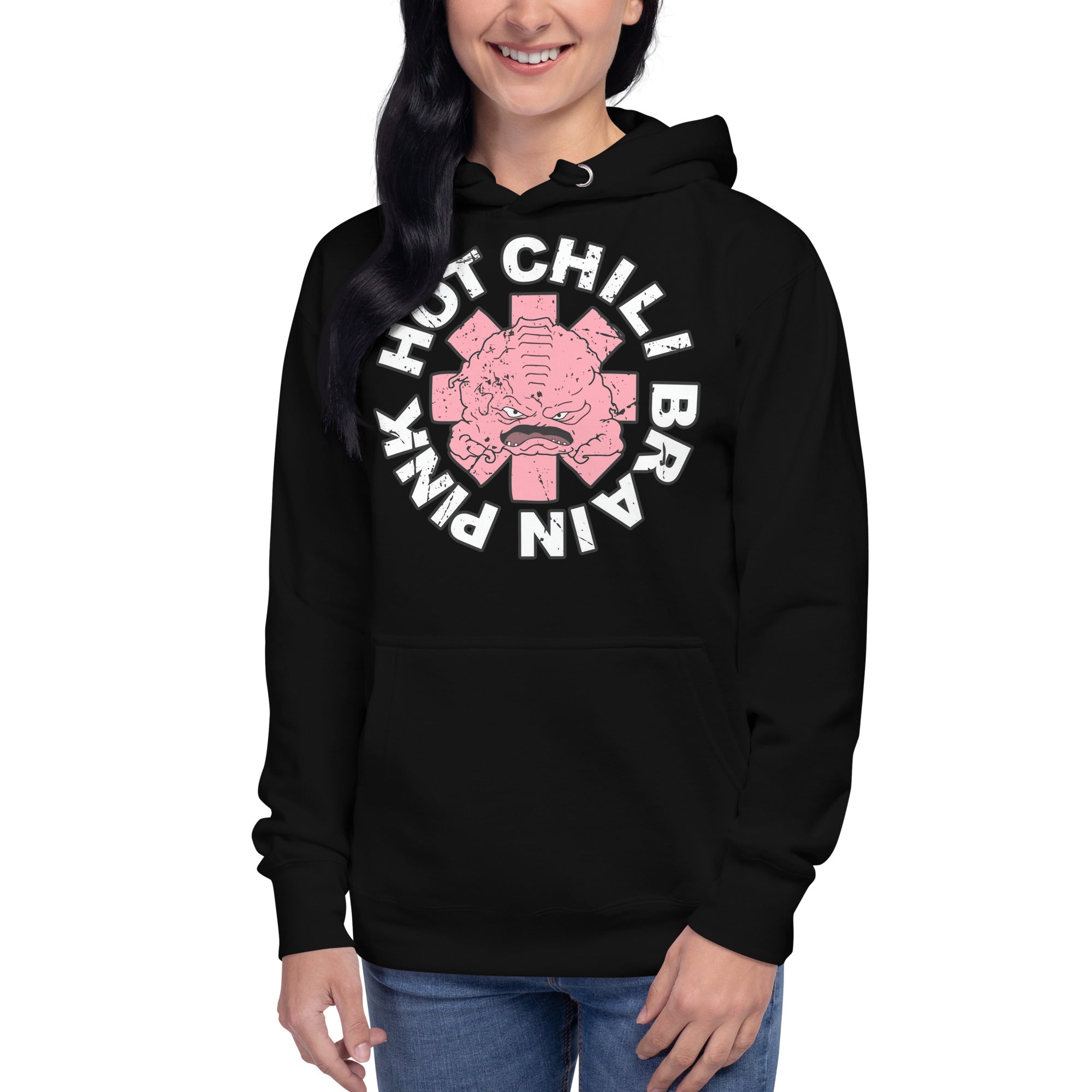Hoodie Hot Chili Brain Pink, Disponible en la mejor tienda online para comprar tu merch favorita, la mejor Calidad, compra Ahora en Superstar!