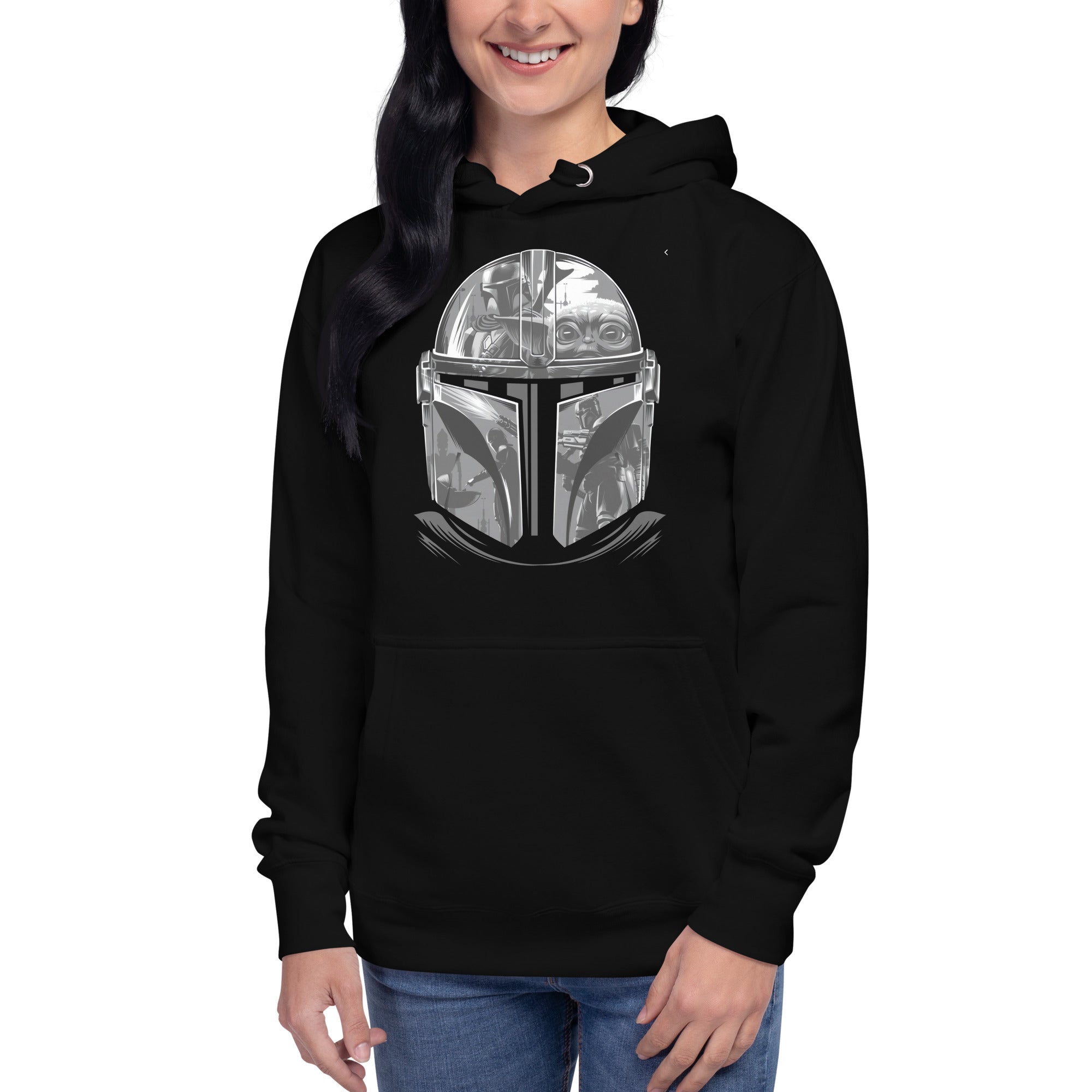 Hoodie Casco de Mandalorian, Disponible en la mejor tienda online para comprar tu merch favorita, la mejor Calidad, compra Ahora en Superstar!