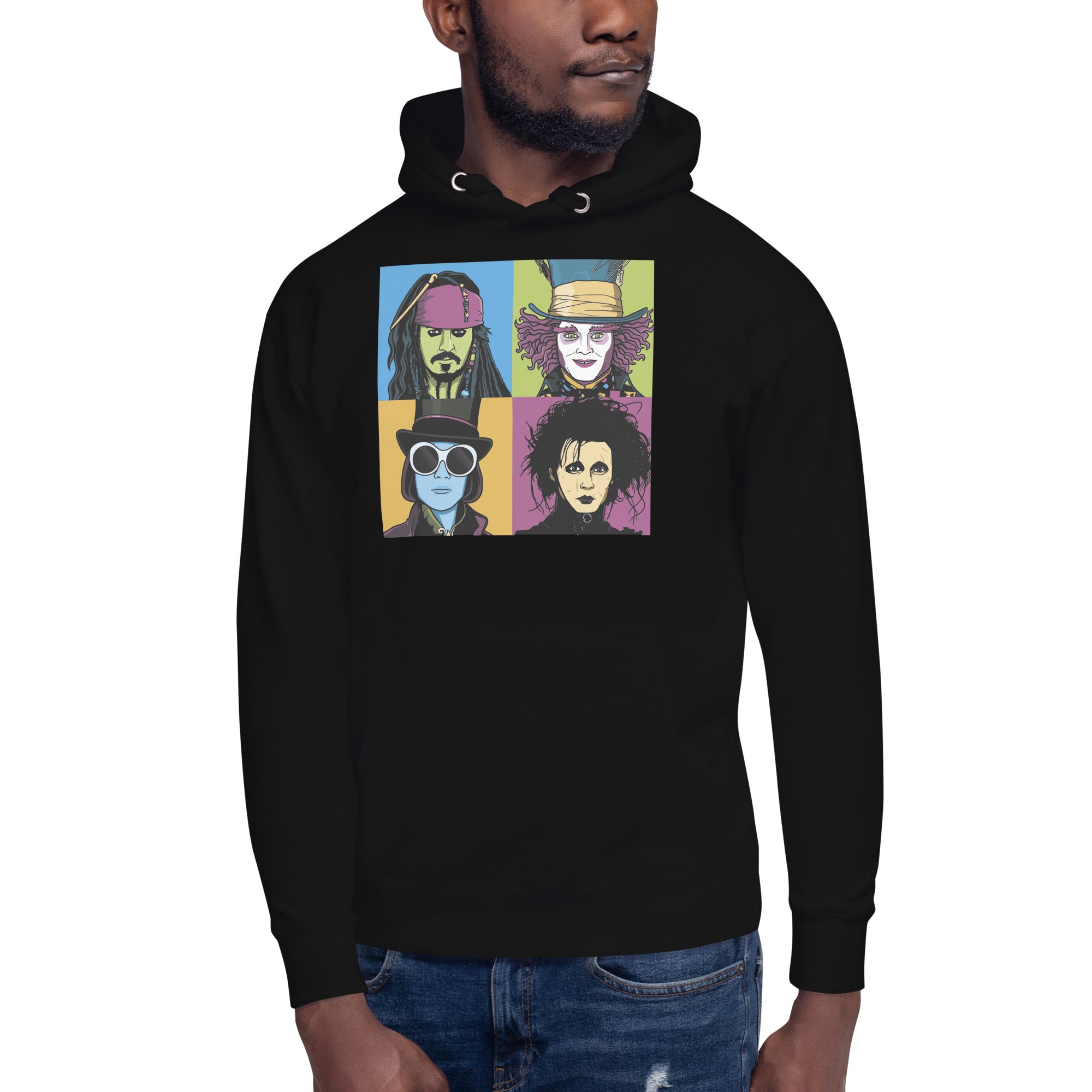 Hoodie Johnny Pop Art, Disponible en la mejor tienda online para comprar tu merch favorita, la mejor Calidad, compra Ahora en Superstar!