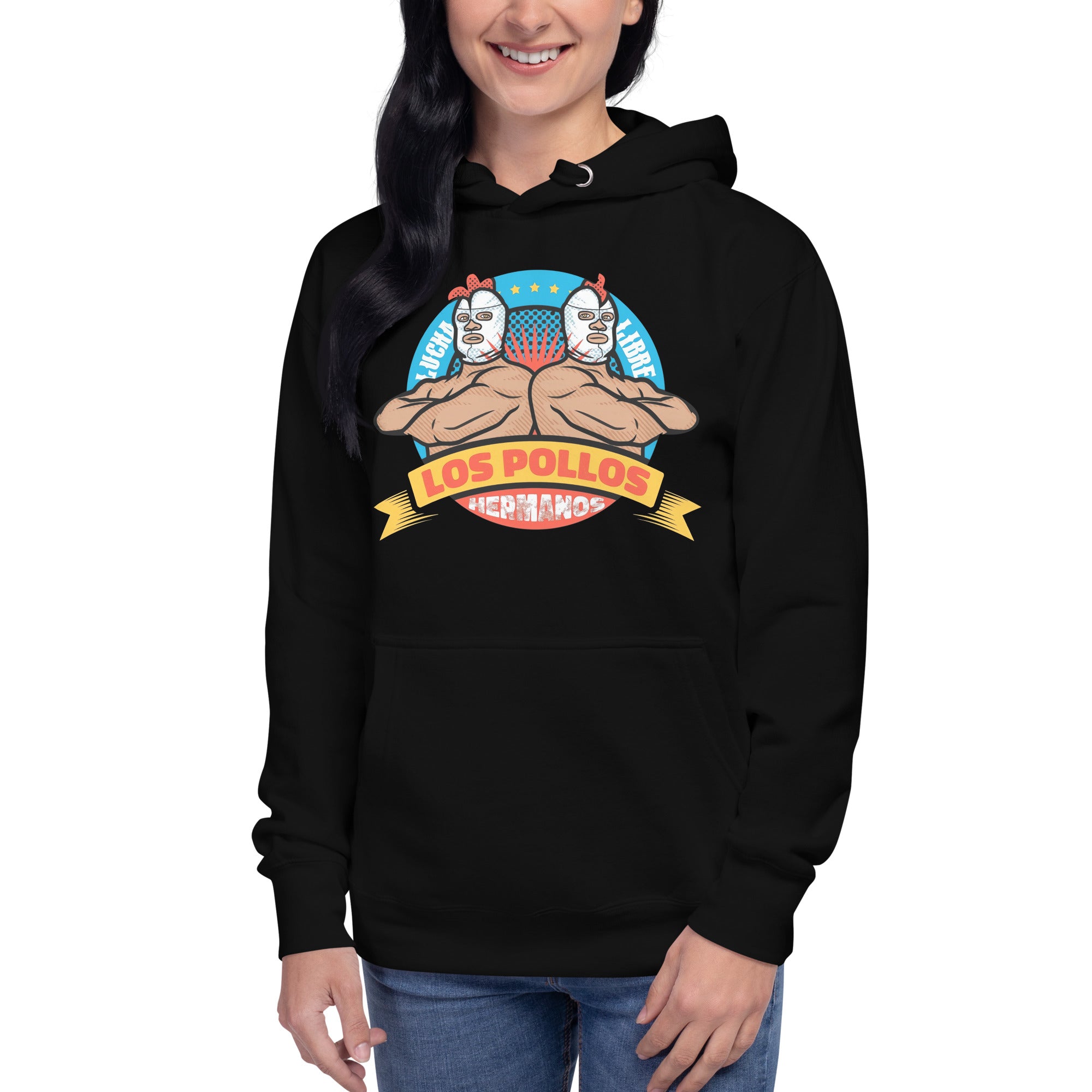 Hoodie Los pollos Hermanos Luchadores, Disponible en la mejor tienda online para comprar tu merch favorita, la mejor Calidad, compra Ahora!