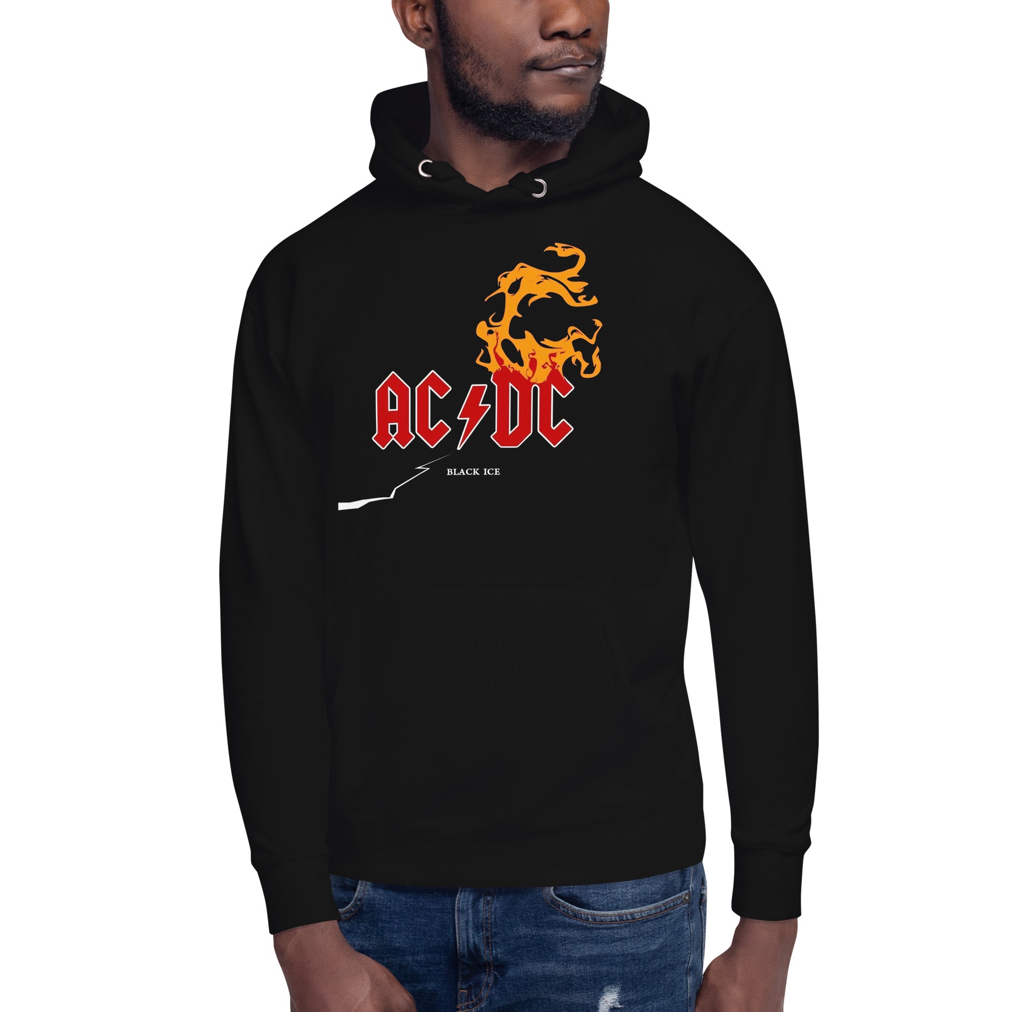 Hoodie AC / DC Black Ice, Disponible en la mejor tienda online para comprar tu merch favorita, la mejor Calidad, compra Ahora en Superstar!
