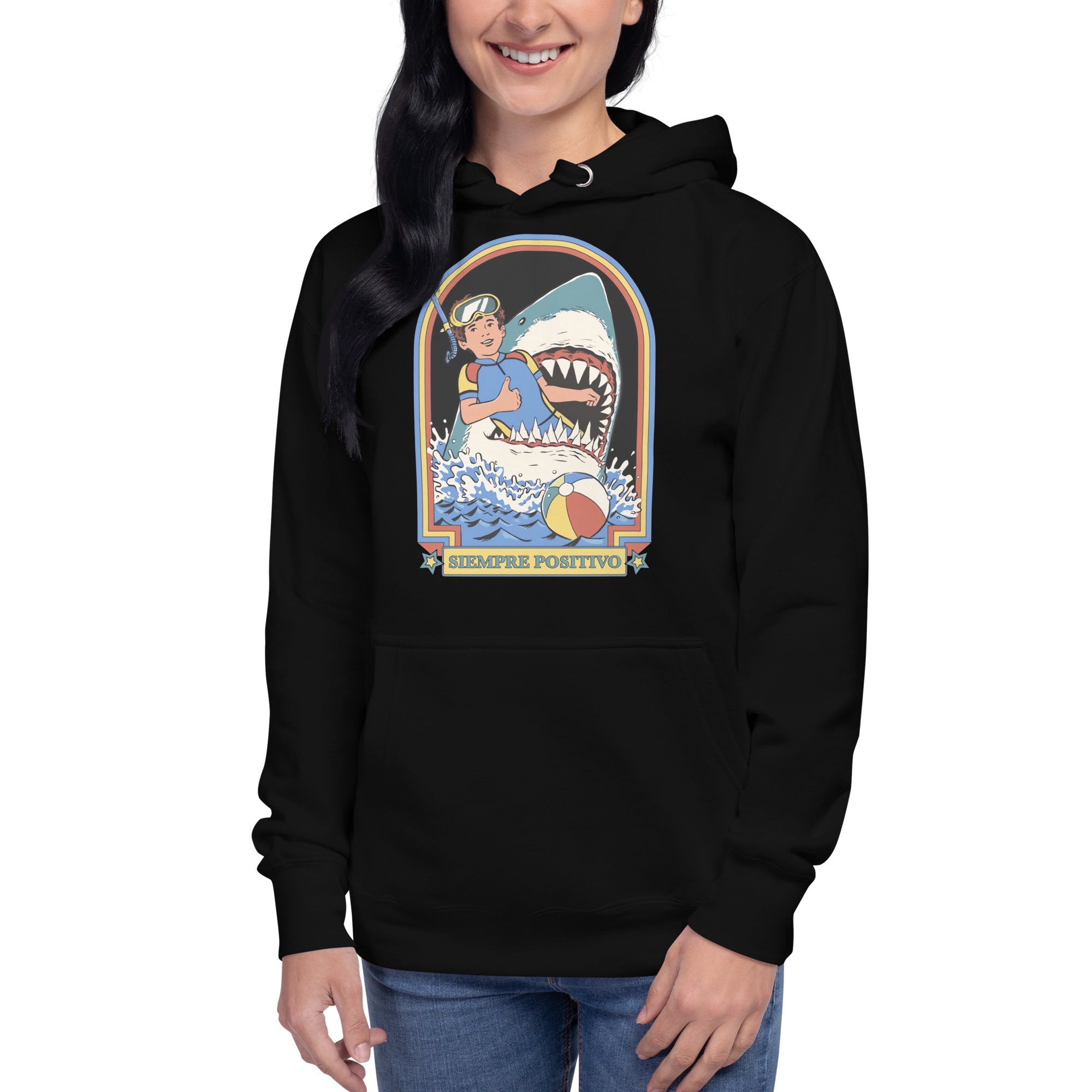 Hoodie Siempre Positivo, Disponible en la mejor tienda online para comprar tu merch favorita, la mejor Calidad, compra Ahora en Superstar!