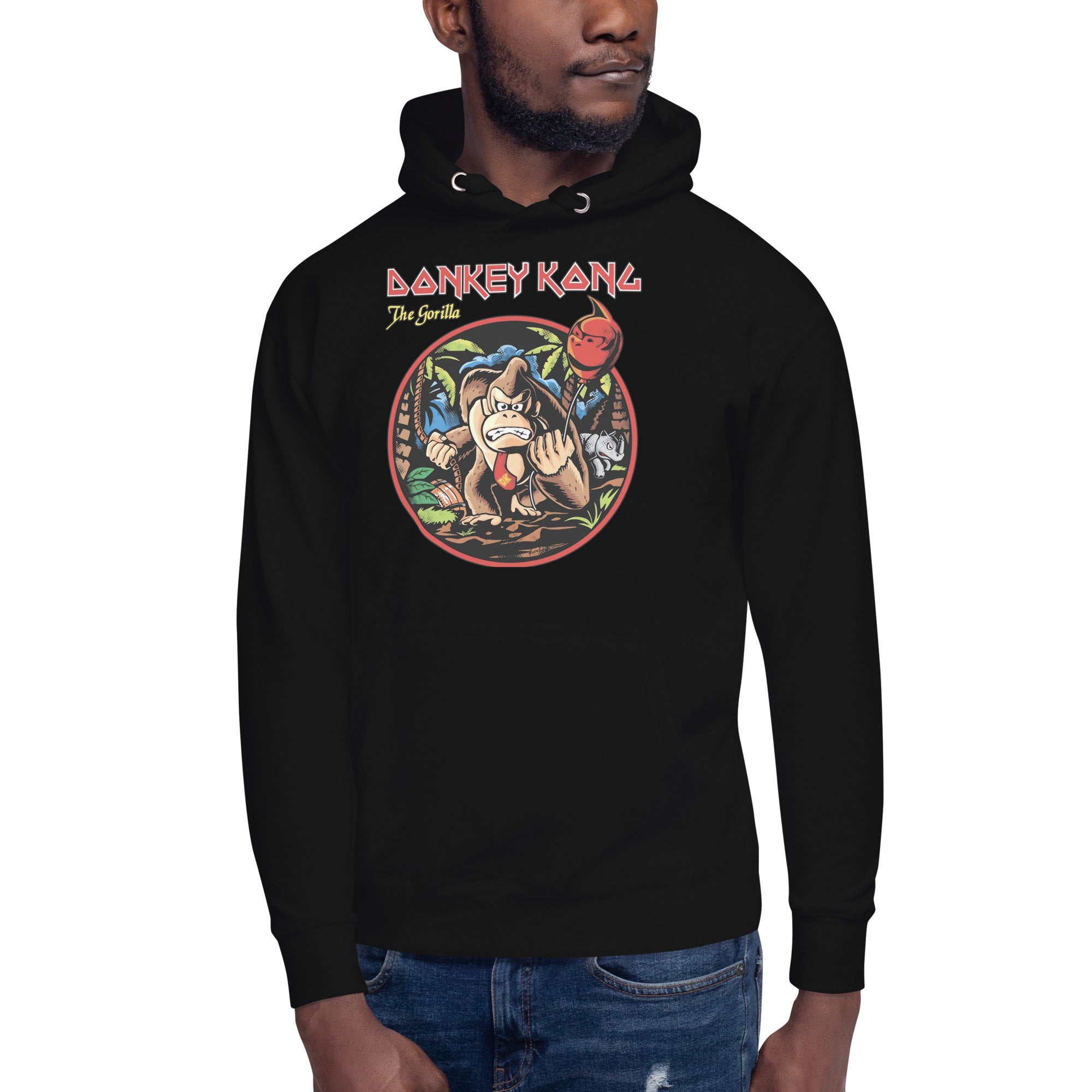 Hoodie Donkey Kong, Disponible en la mejor tienda online para comprar tu merch favorita, la mejor Calidad, compra Ahora en Superstar!